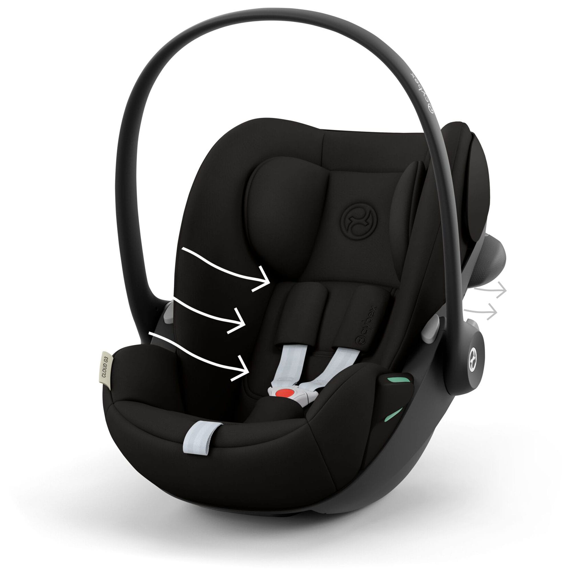 Cybex baby car seats Cybex Cloud G3 Comfort i-Size Car Seat - Moon Black