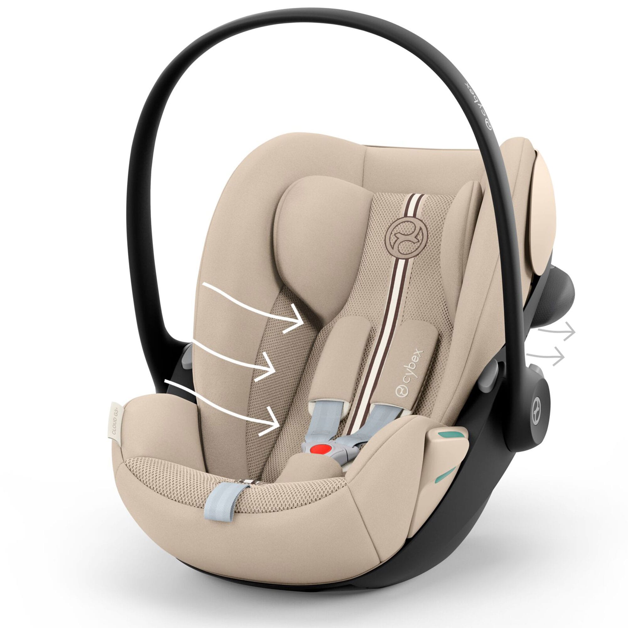Cybex baby car seats Cybex Cloud G3 Plus i-Size Car Seat - Almond Beige