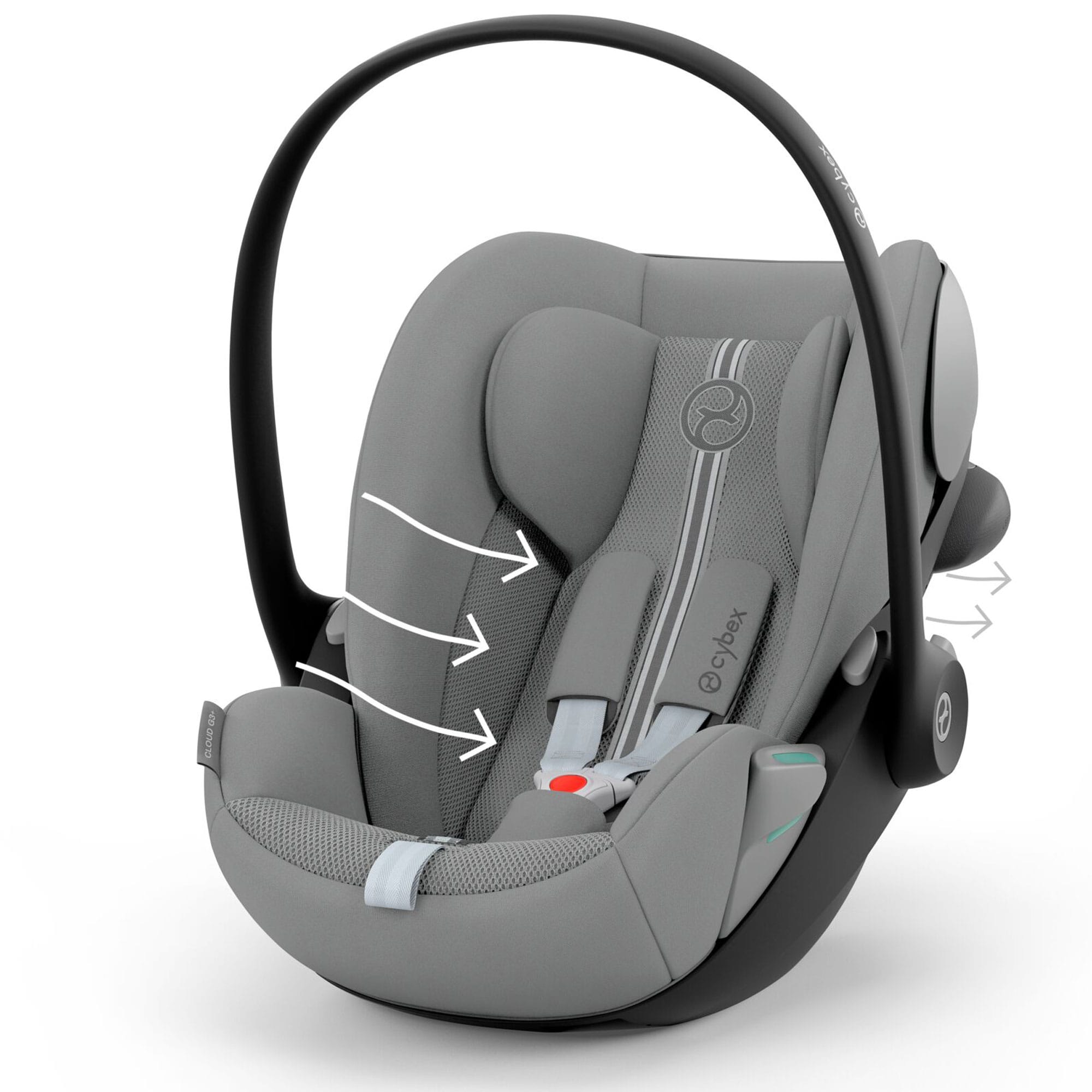 Cybex baby car seats Cybex Cloud G3 Plus i-Size Car Seat - Stone Grey