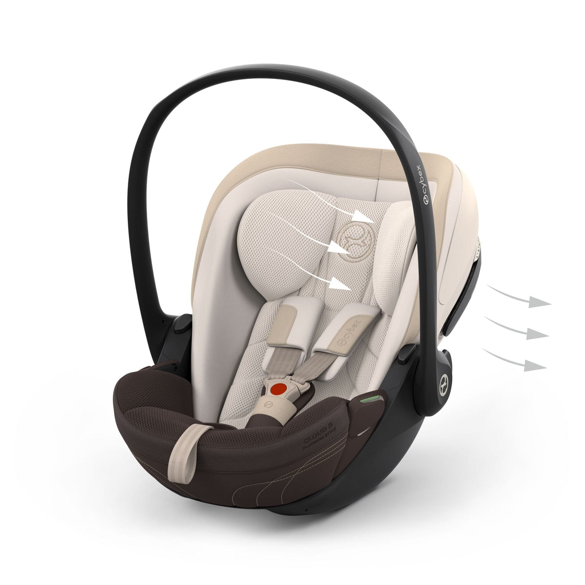 Cybex baby car seats Cybex Cloud S Style Car Seat - Amber Brown