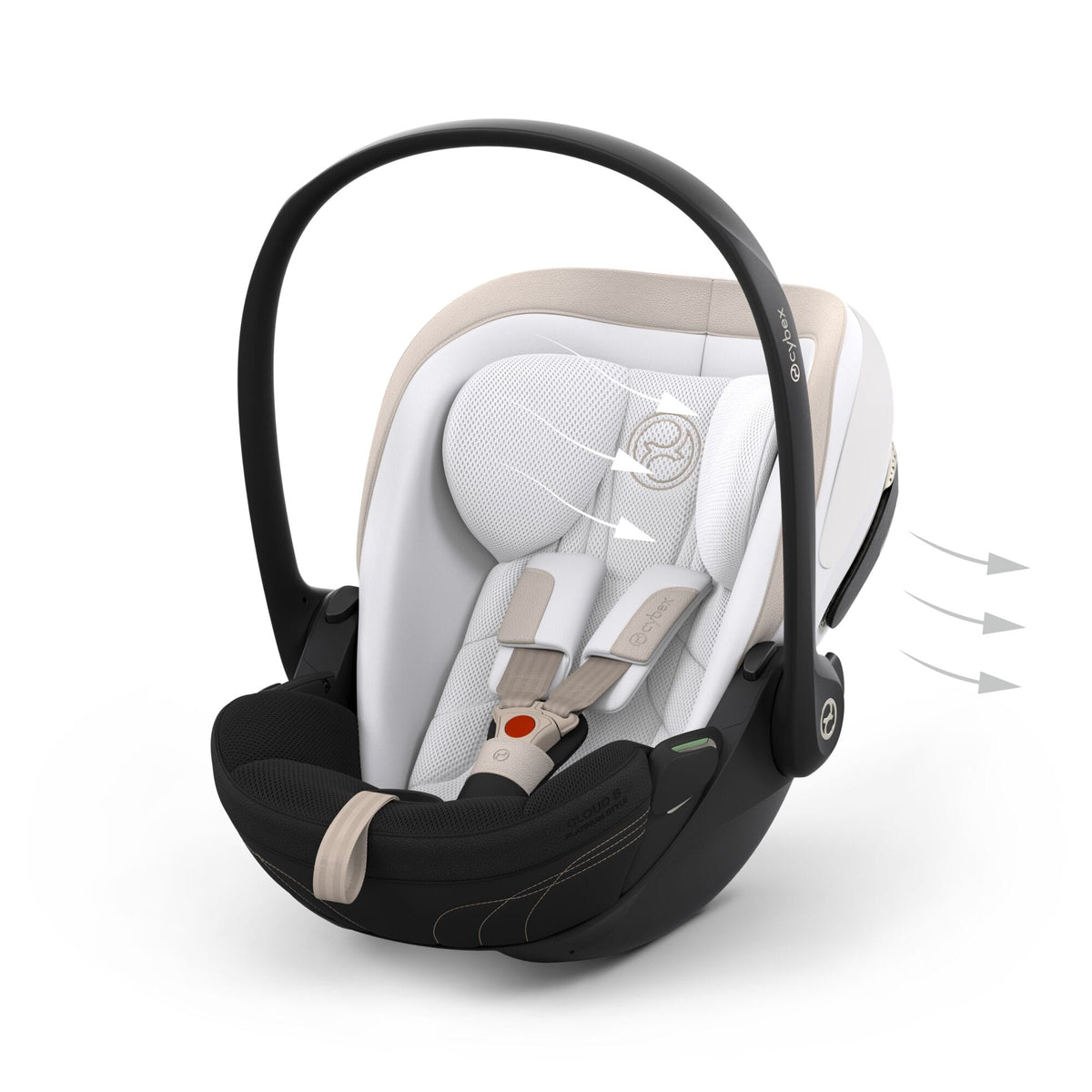Cybex baby car seats Cybex Cloud S Style Car Seat - Off White