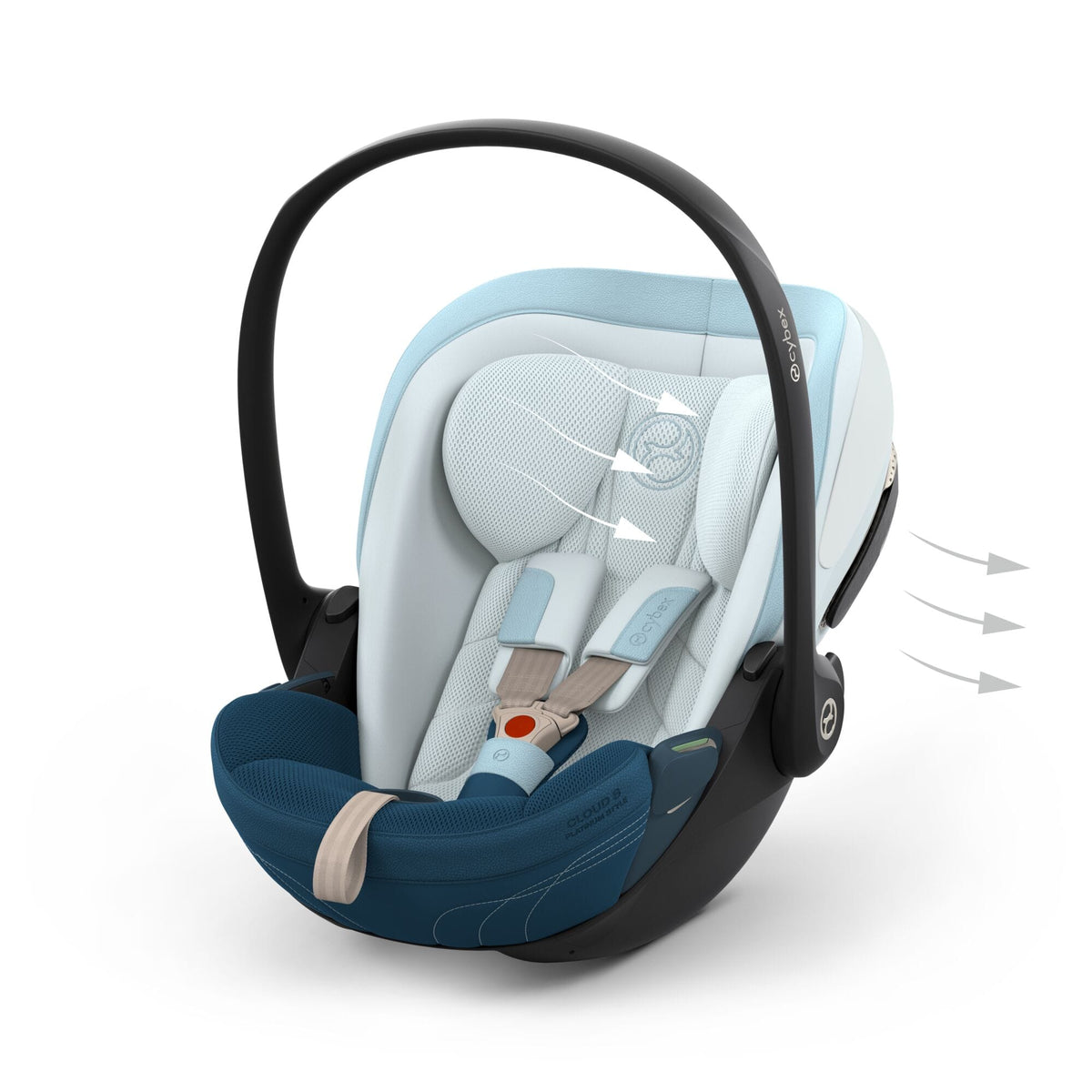 Cybex baby car seats Cybex Cloud S Style Car Seat - Opal Blue
