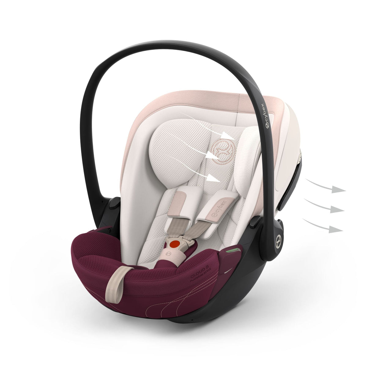 Cybex baby car seats Cybex Cloud S Style Car Seat - Quartz Pink