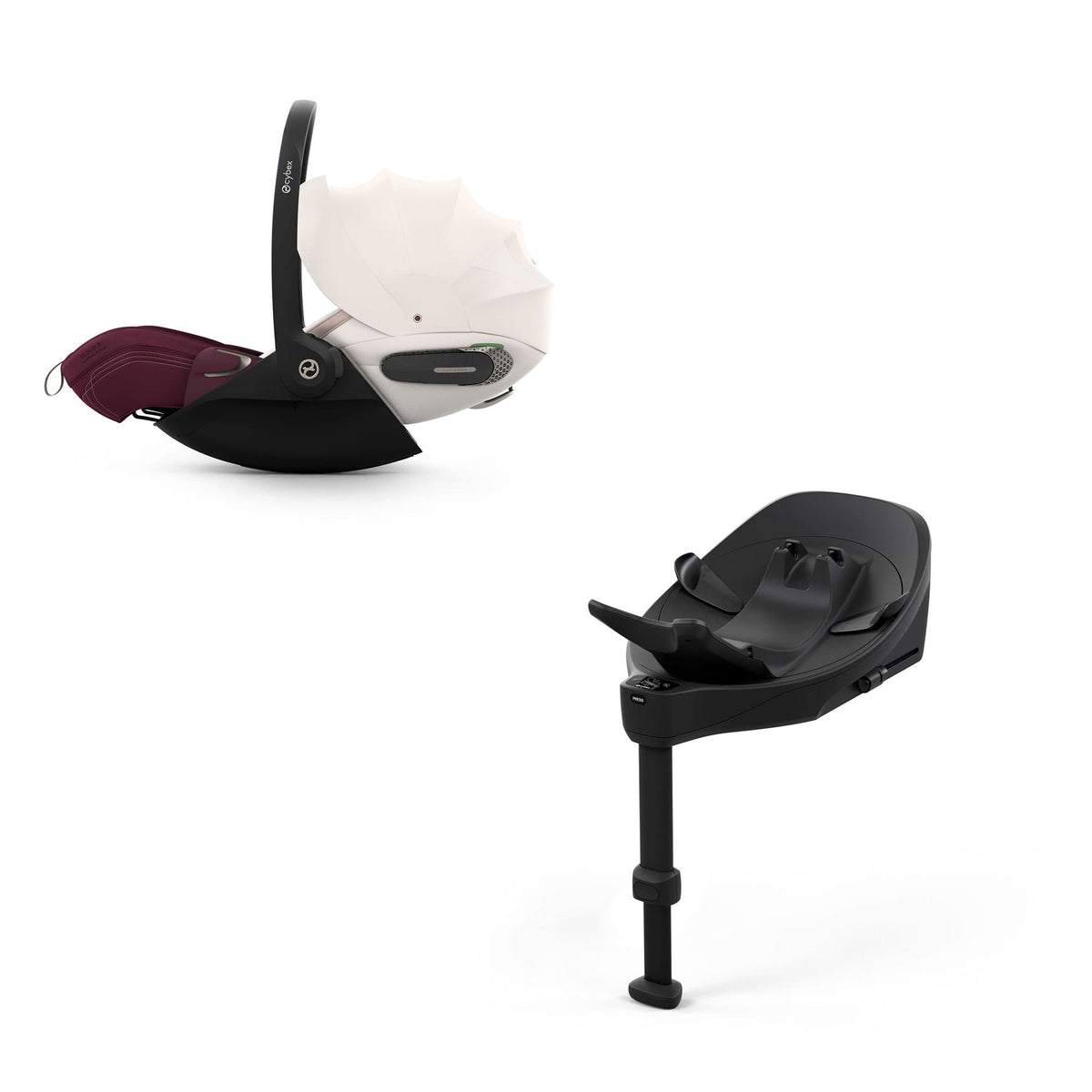 Cybex baby car seats Cybex Cloud S Style Car Seat - Quartz Pink 526002889-1