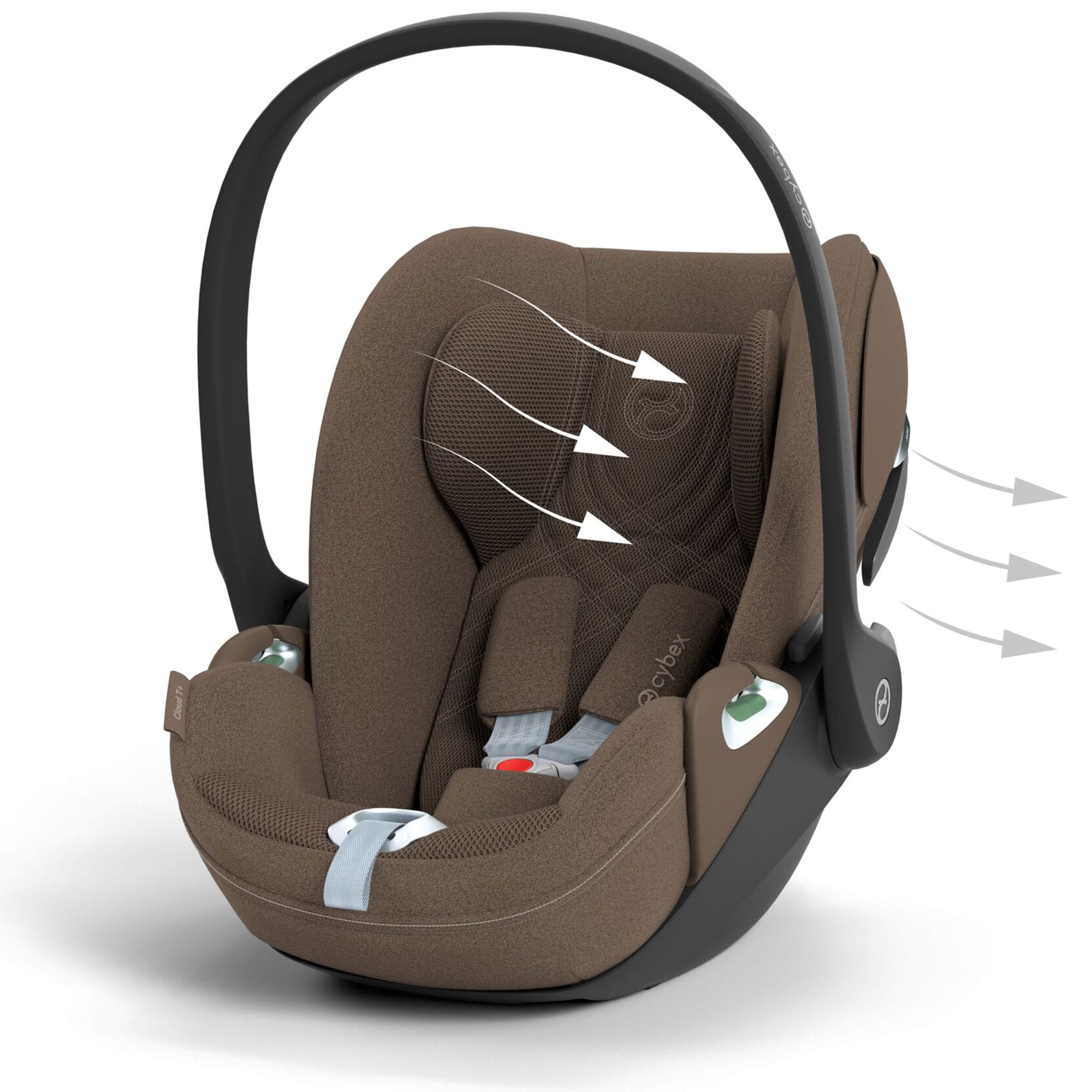 Cybex baby car seats Cybex Cloud T PLUS i-Size Car Seat - Coconut Brown