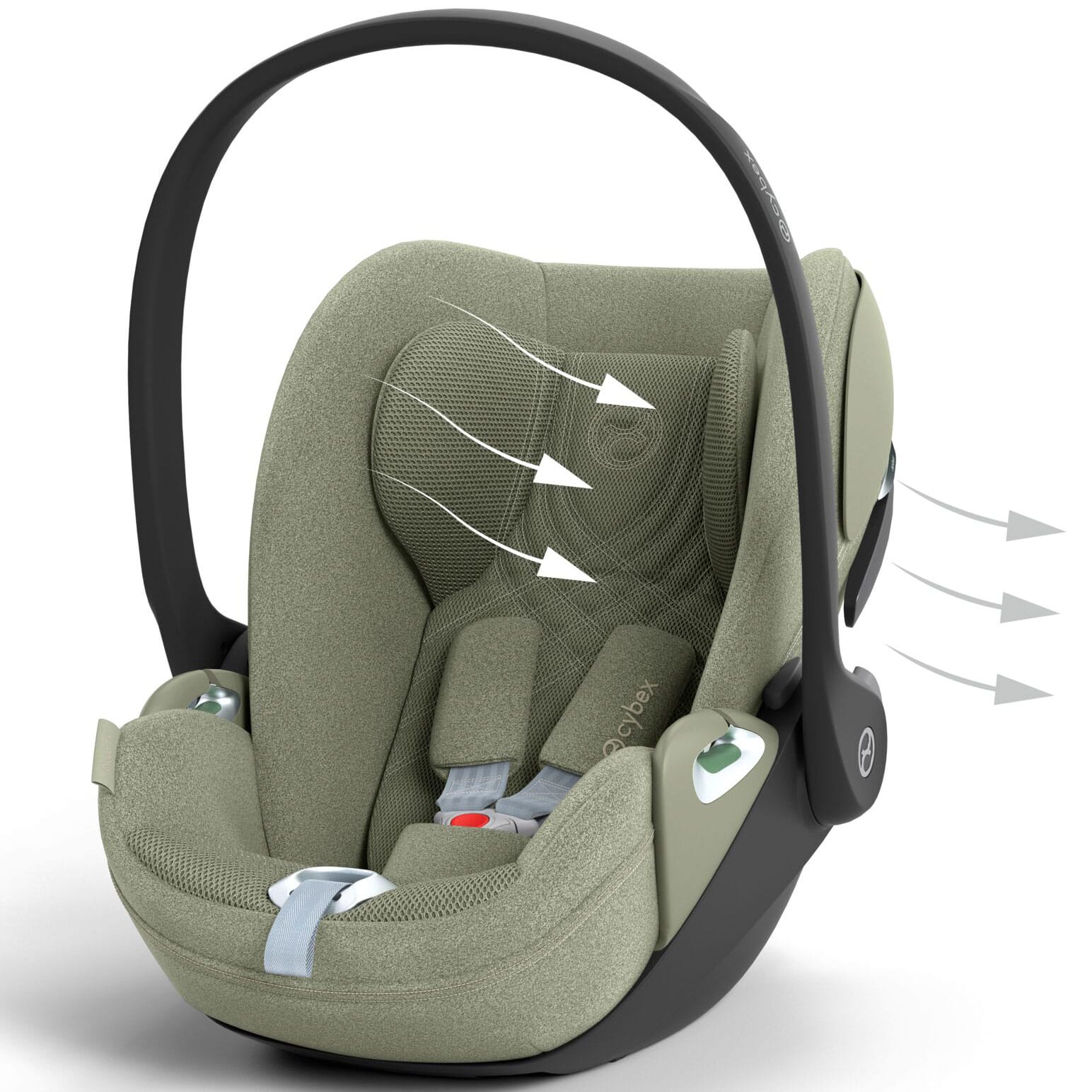Cybex baby car seats Cybex Cloud T PLUS i-Size Car Seat - Sage Green
