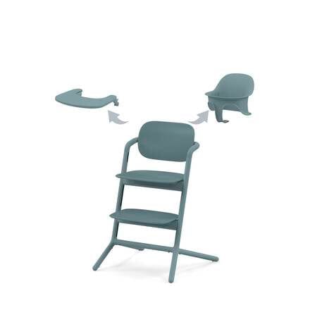Cybex baby highchairs Cybex LEMO 3 in 1 High Chair in Stone Blue 521003167