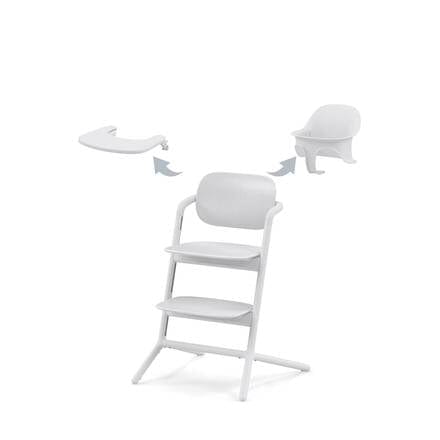 Cybex baby highchairs Cybex LEMO 3 in 1 High Chair in All White 521004821