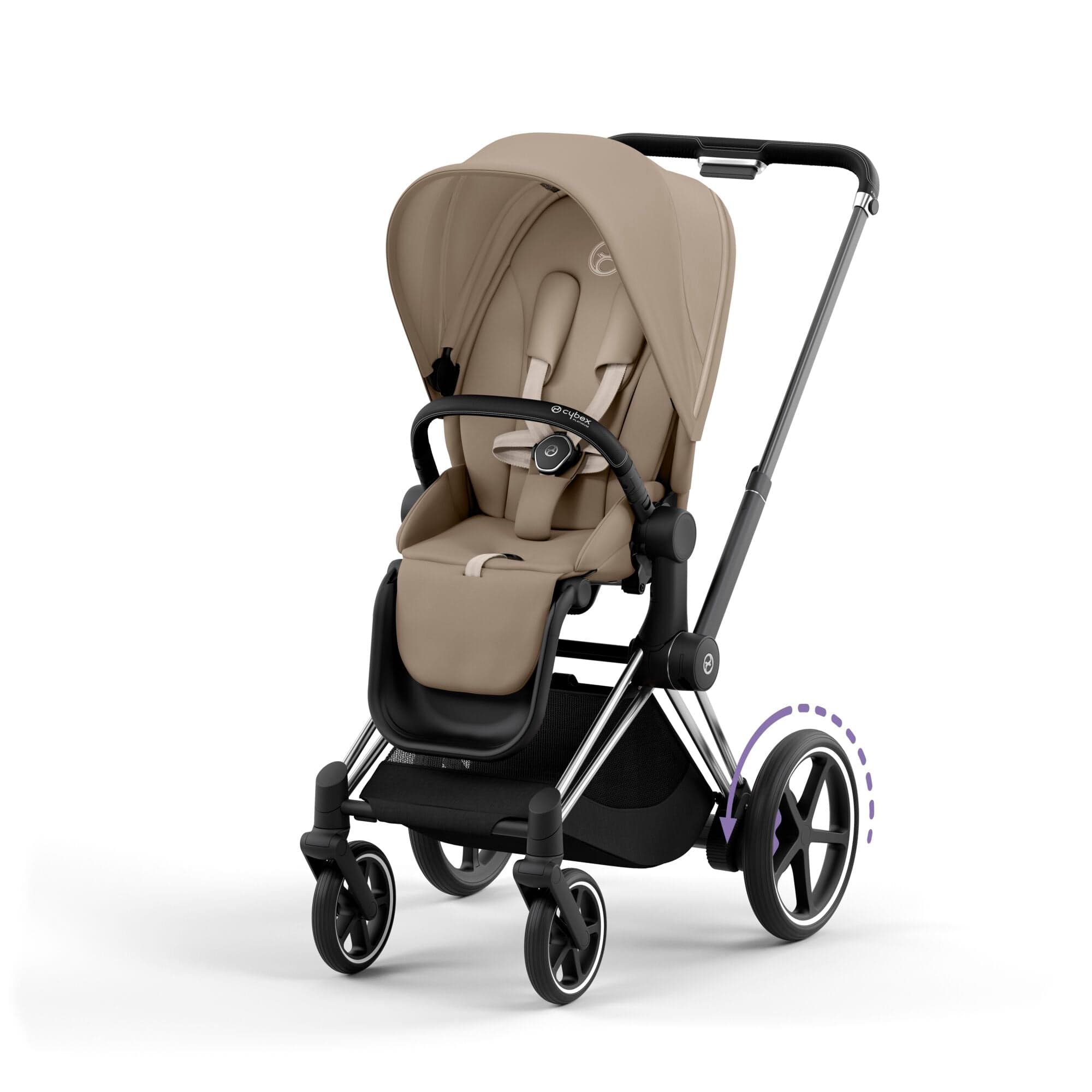 Cybex Baby Prams Cybex e-Priam Pram - Cozy Beige