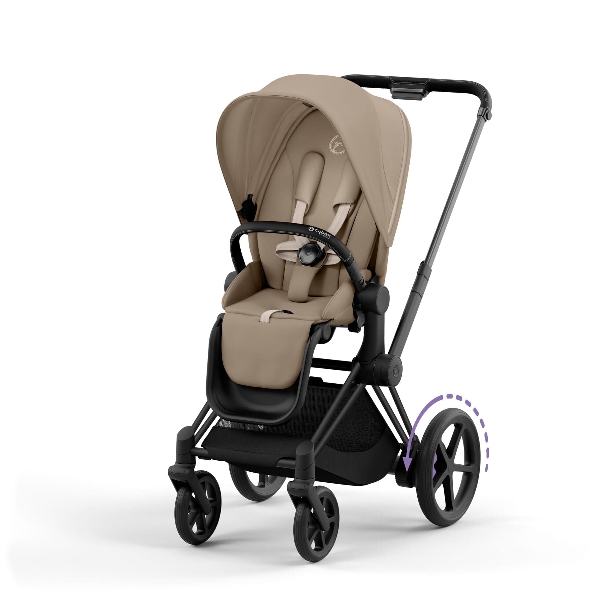 Cybex Baby Prams Cybex e-Priam Pram - Cozy Beige