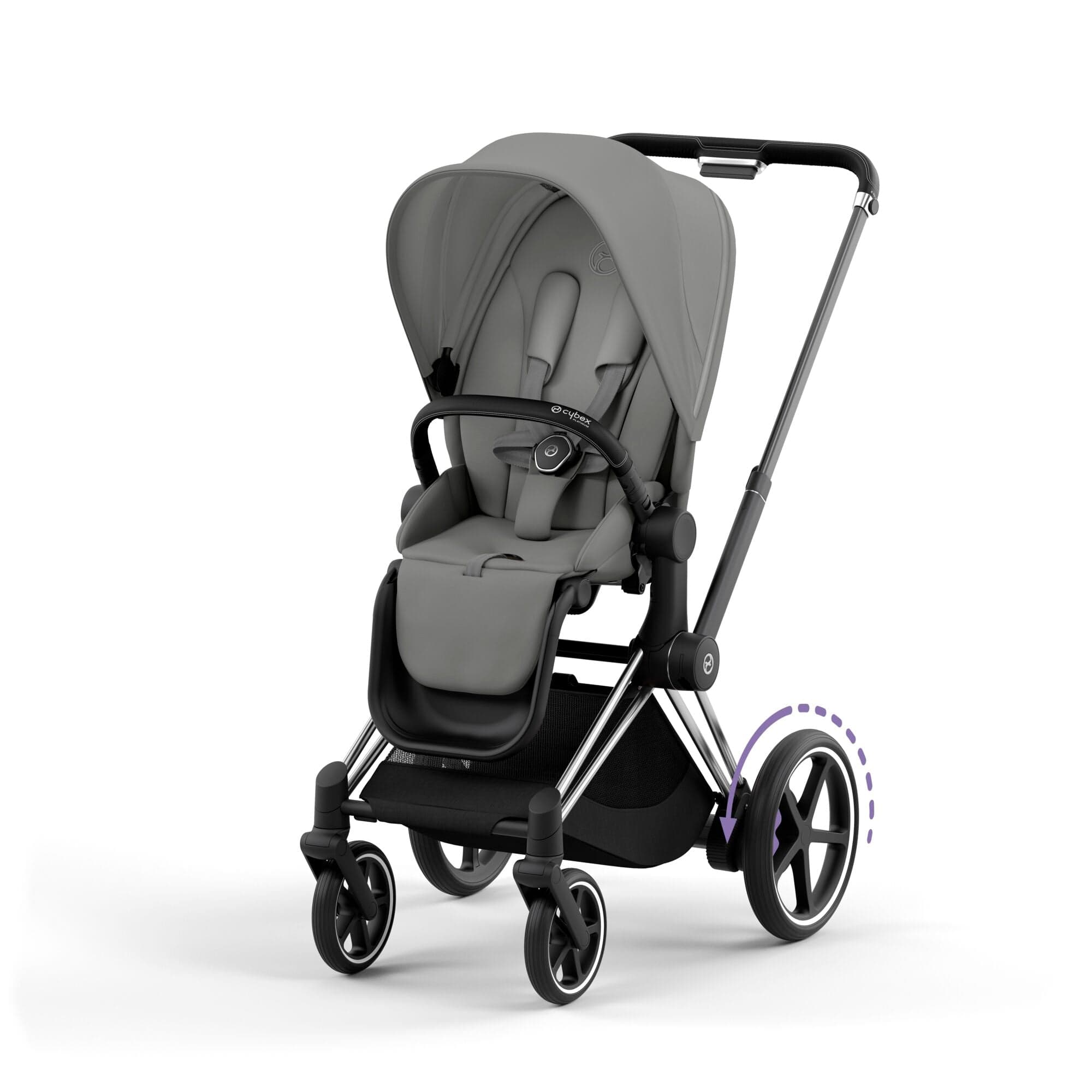 Cybex Baby Prams Cybex e-Priam Pram - Mirage Grey