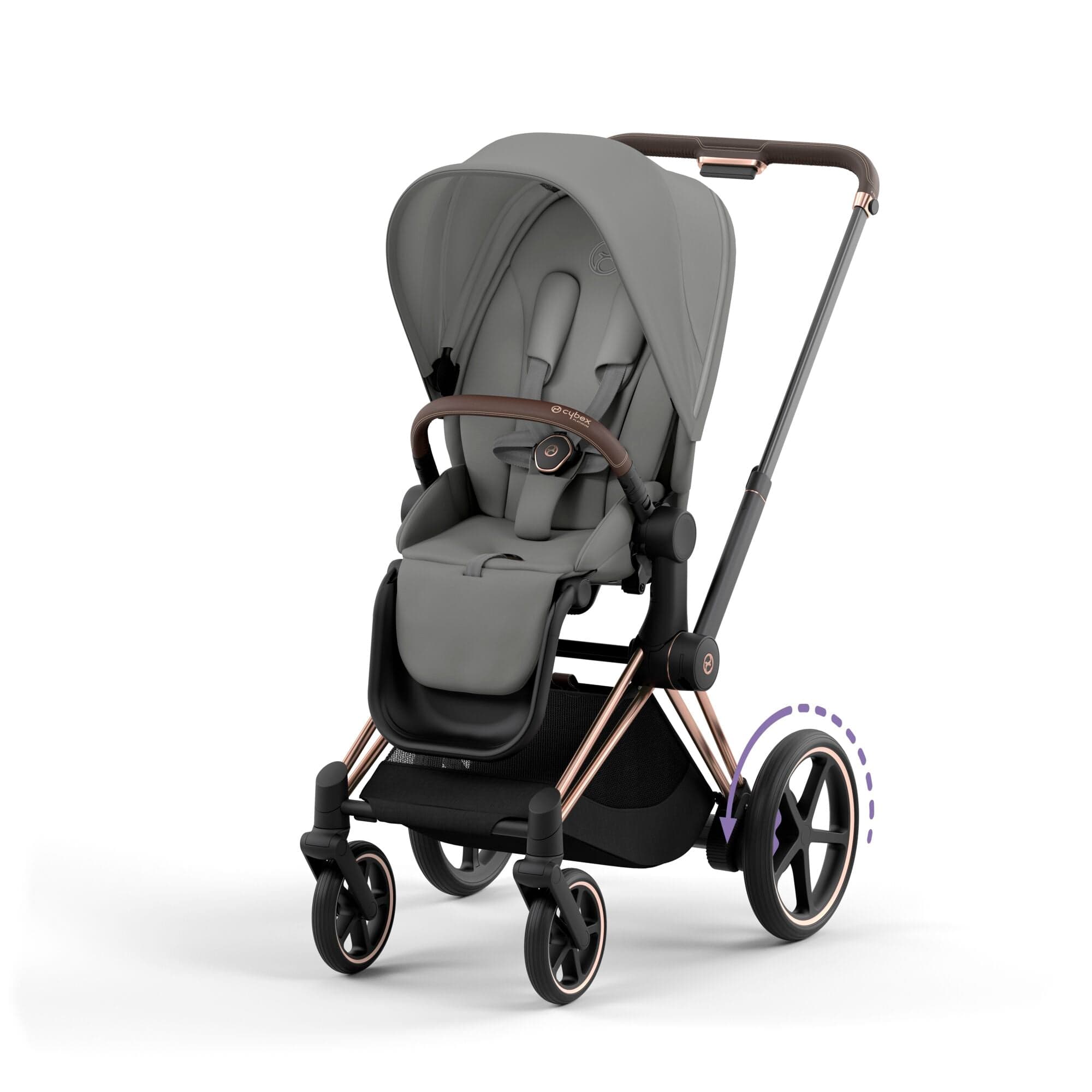 Cybex Baby Prams Cybex e-Priam Pram - Mirage Grey