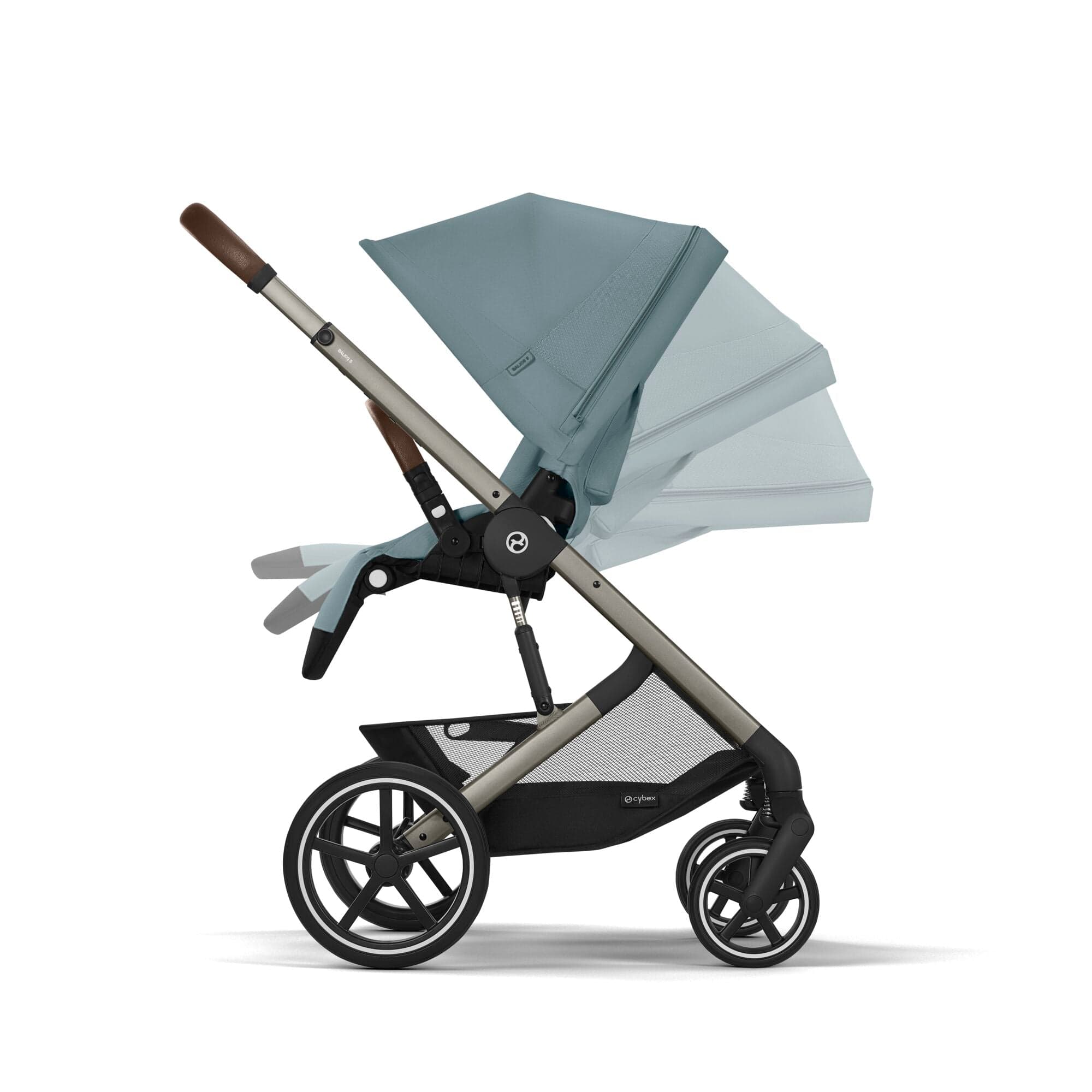 Cybex baby prams Cybex Balios S Lux Essential Bundle - Taupe/Stormy Blue