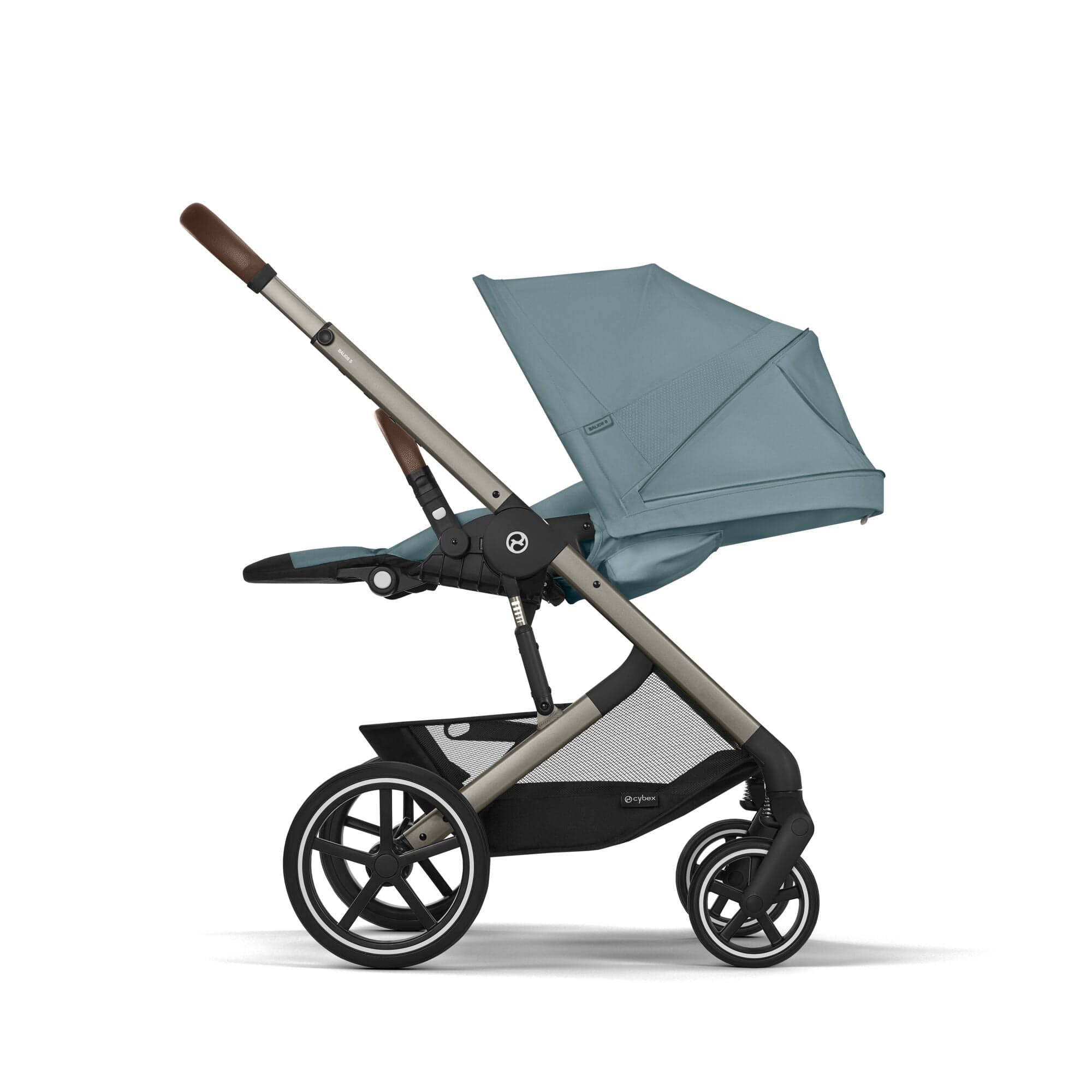 Cybex baby prams Cybex Balios S Lux Essential Bundle - Taupe/Stormy Blue