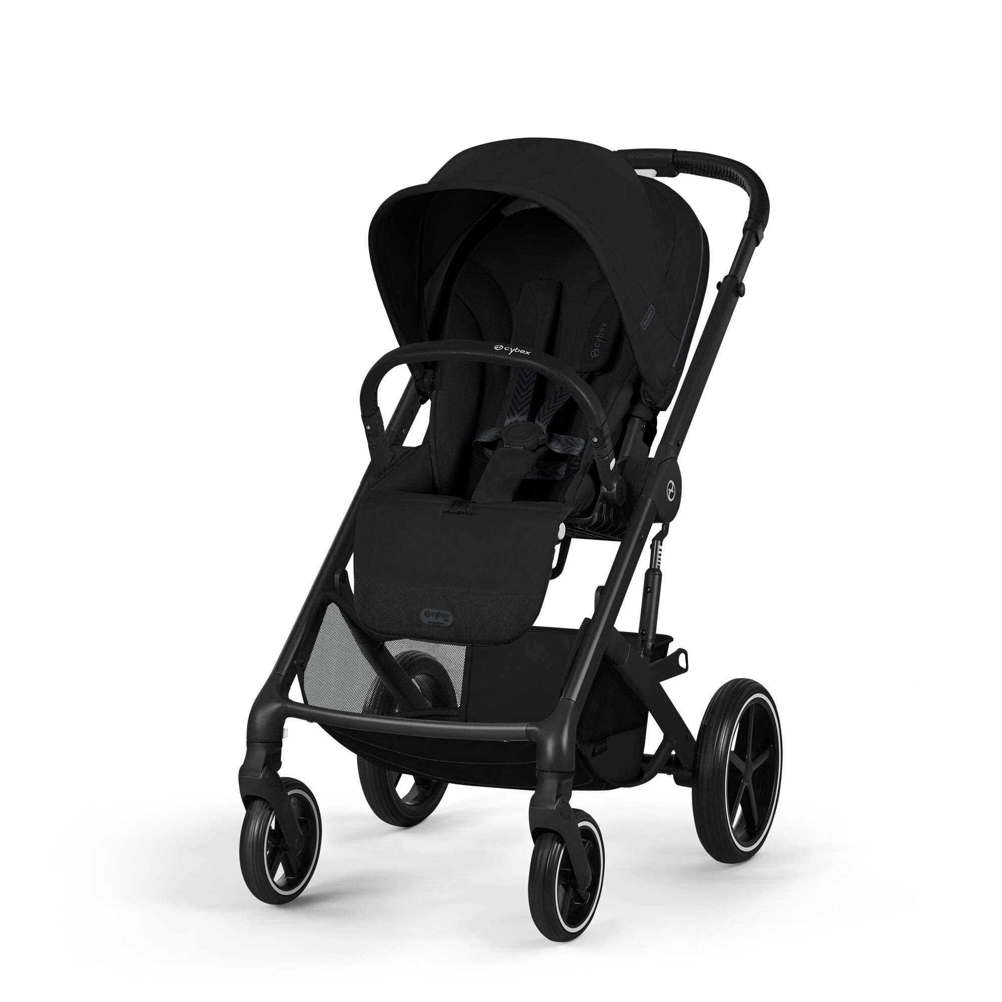 Cybex baby prams Cybex Balios S Lux Foldable Carrycot Accessory Bundle - Moon Black