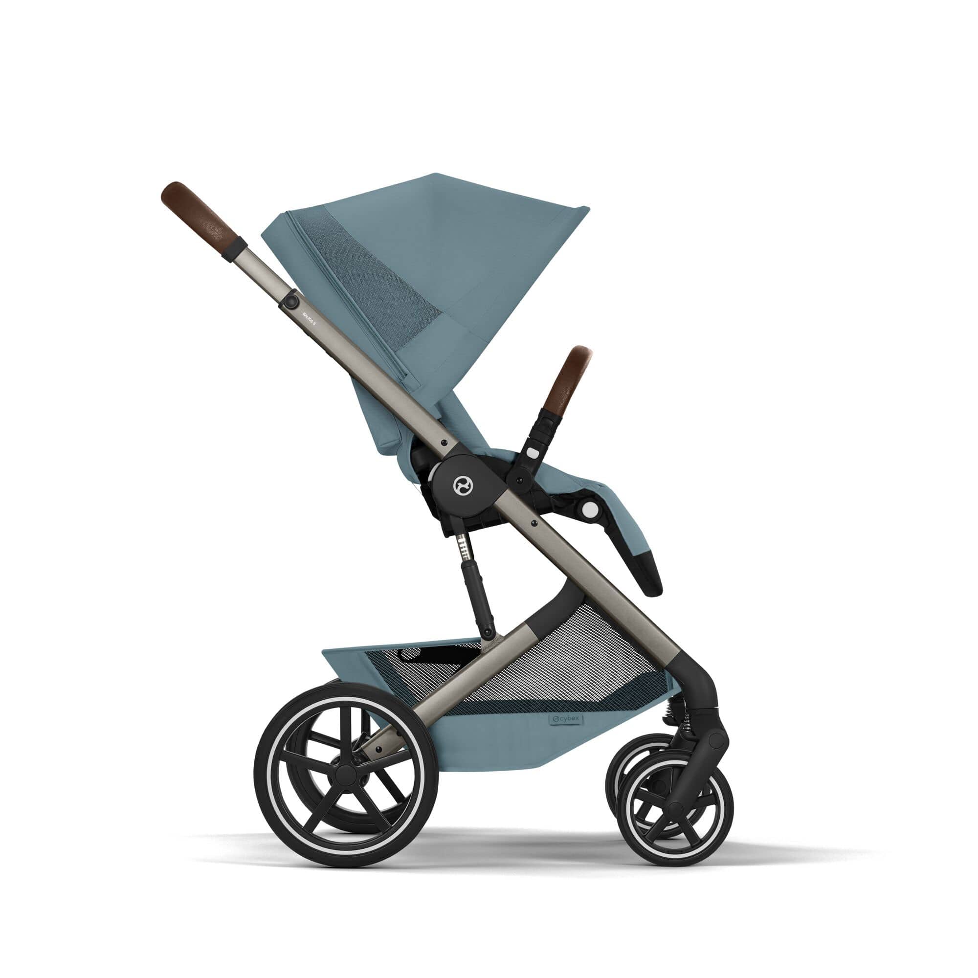 Cybex baby prams Cybex Balios S Lux Foldable Carrycot Accessory Bundle - Stormy Blue