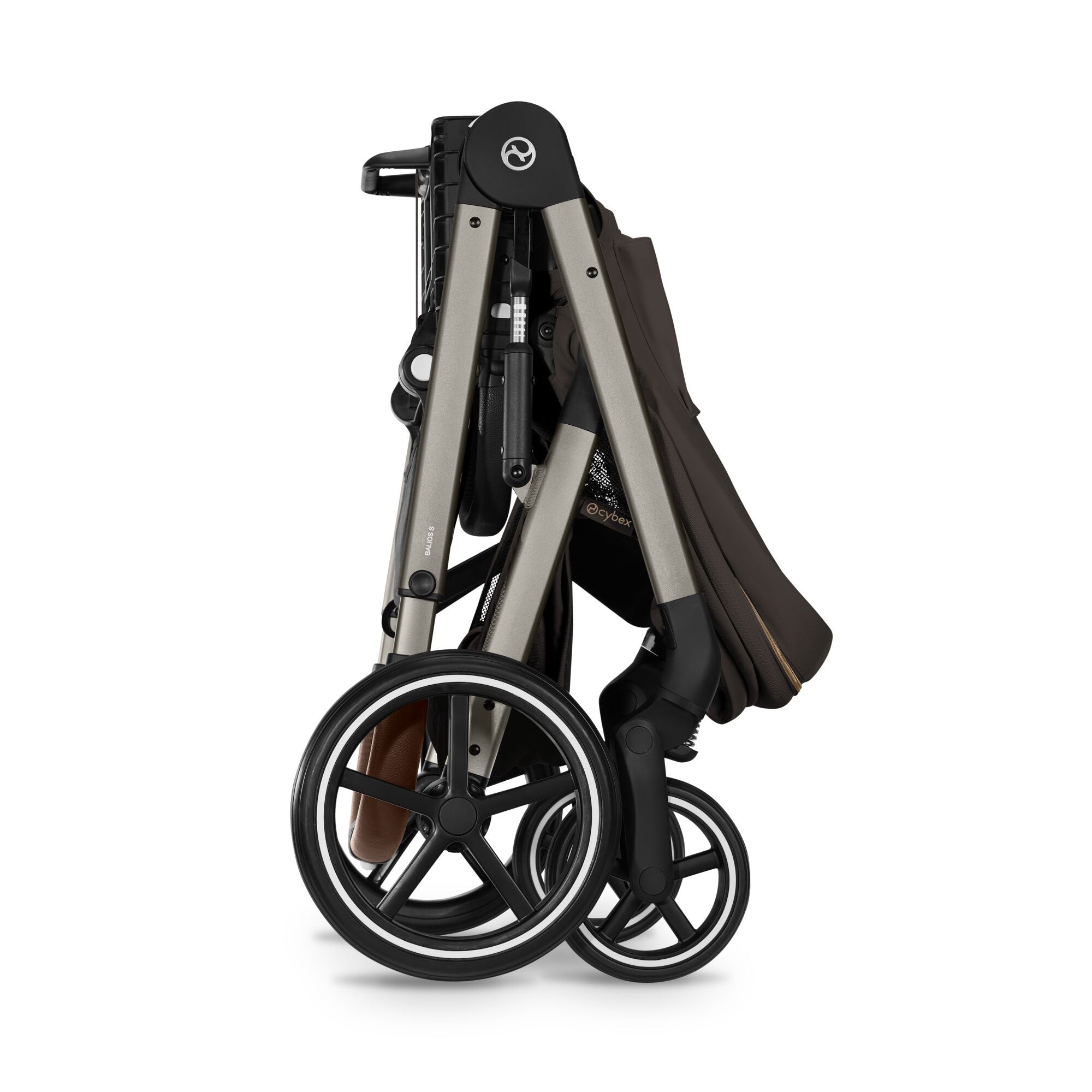 Cybex baby prams Cybex Balios S Lux Pushchair with Foldable Carrycot - Chocolate Brown 526001703