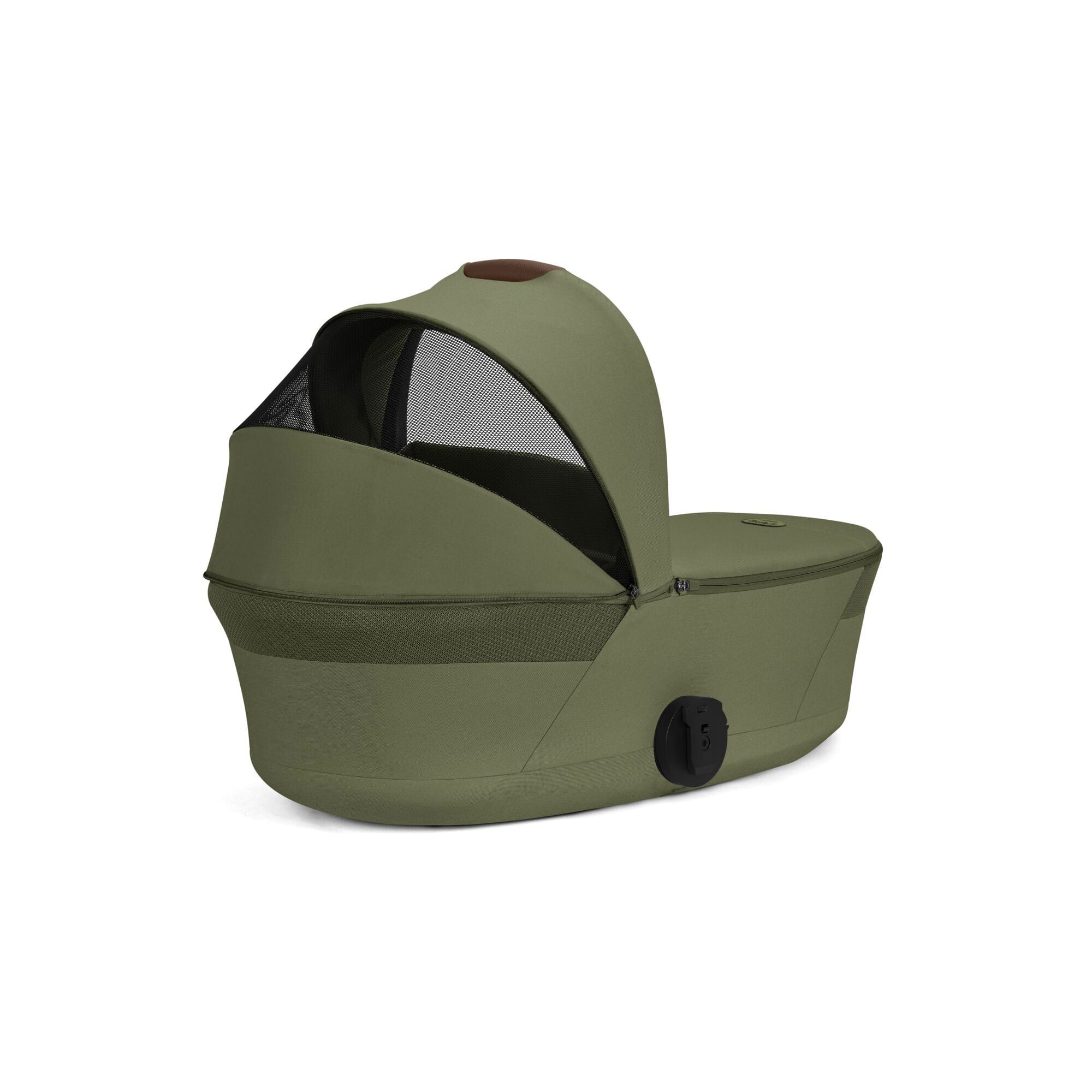 Cybex baby prams Cybex Balios S Lux Pushchair with Foldable Carrycot - Moss Green 526001697