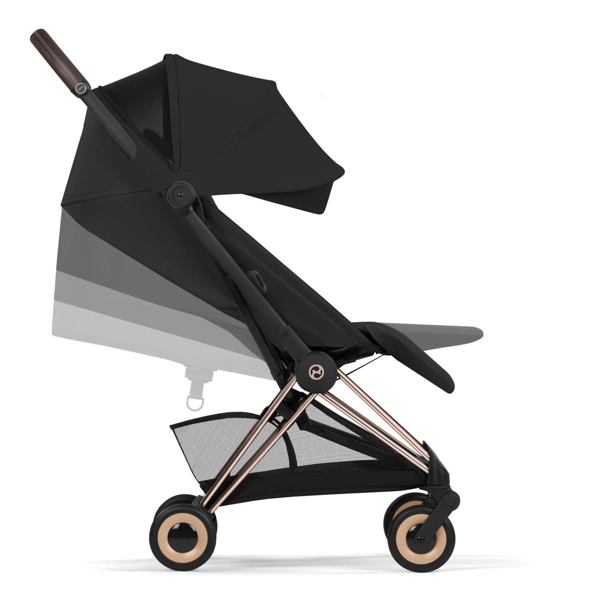 Cybex baby prams Cybex Coya Pushchair Set - Comfort Collection - Rose Gold/Sepia Black 526000179