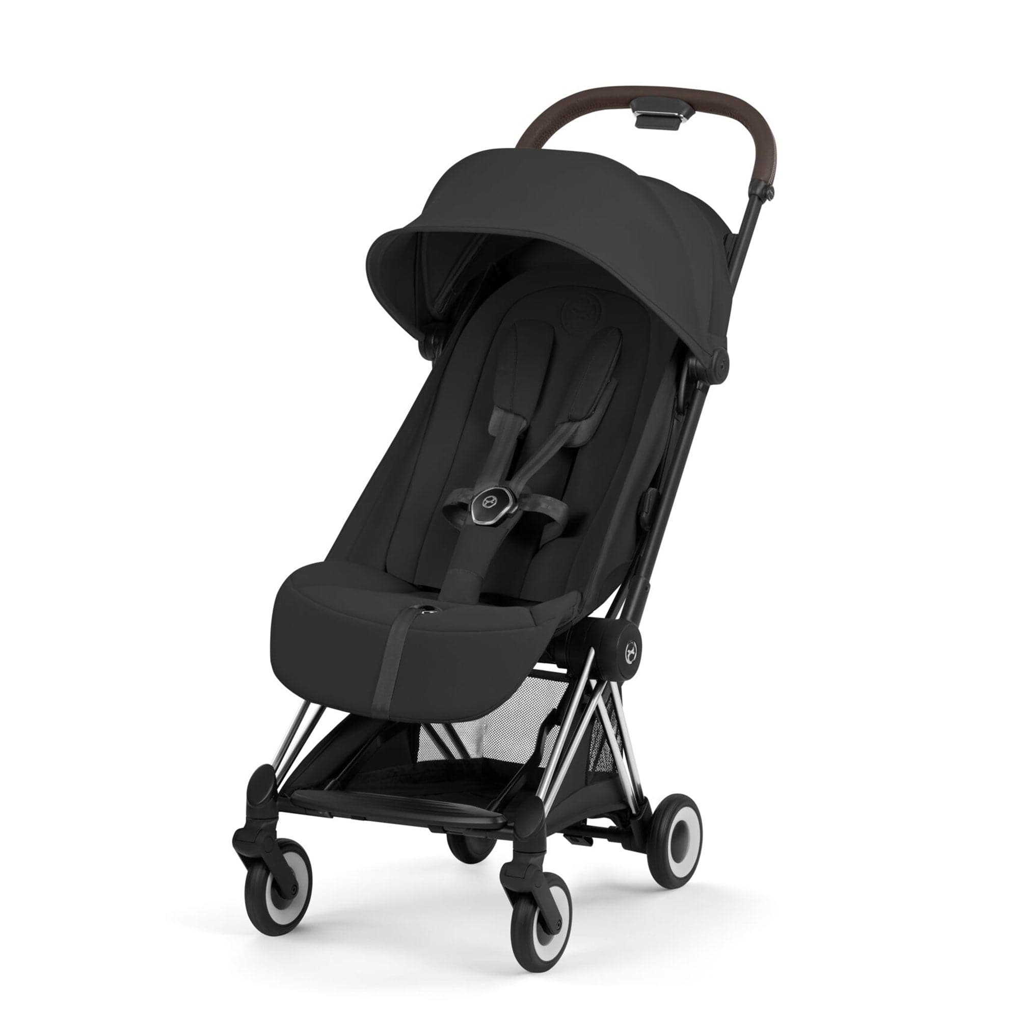 Cybex baby prams Cybex Coya Pushchair Set - Style Collection - Chrome Brown/Sepia Black 21979-CB-BLK