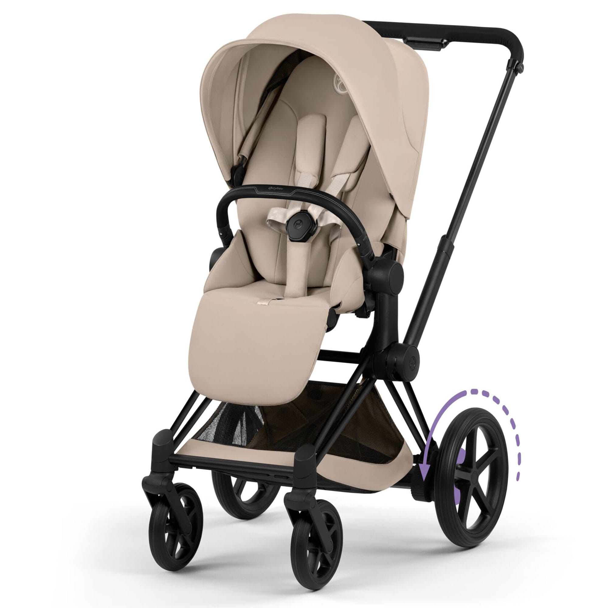 Cybex baby prams Cybex ePriam Pushchair Set - Comfort Collection - Cozy Beige 526000067