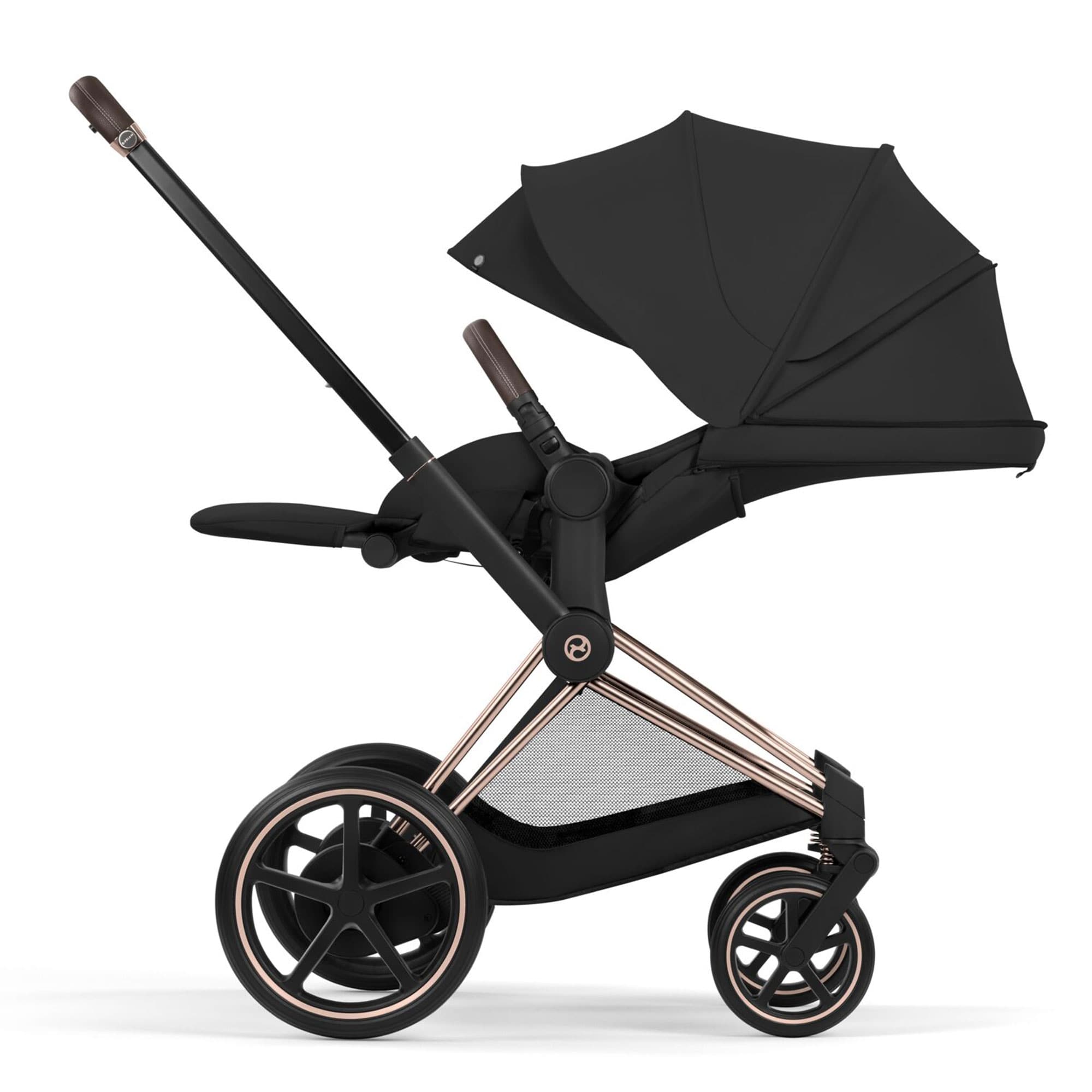 Cybex baby prams Cybex ePriam Pushchair Set - Comfort Collection in Sepia Black
