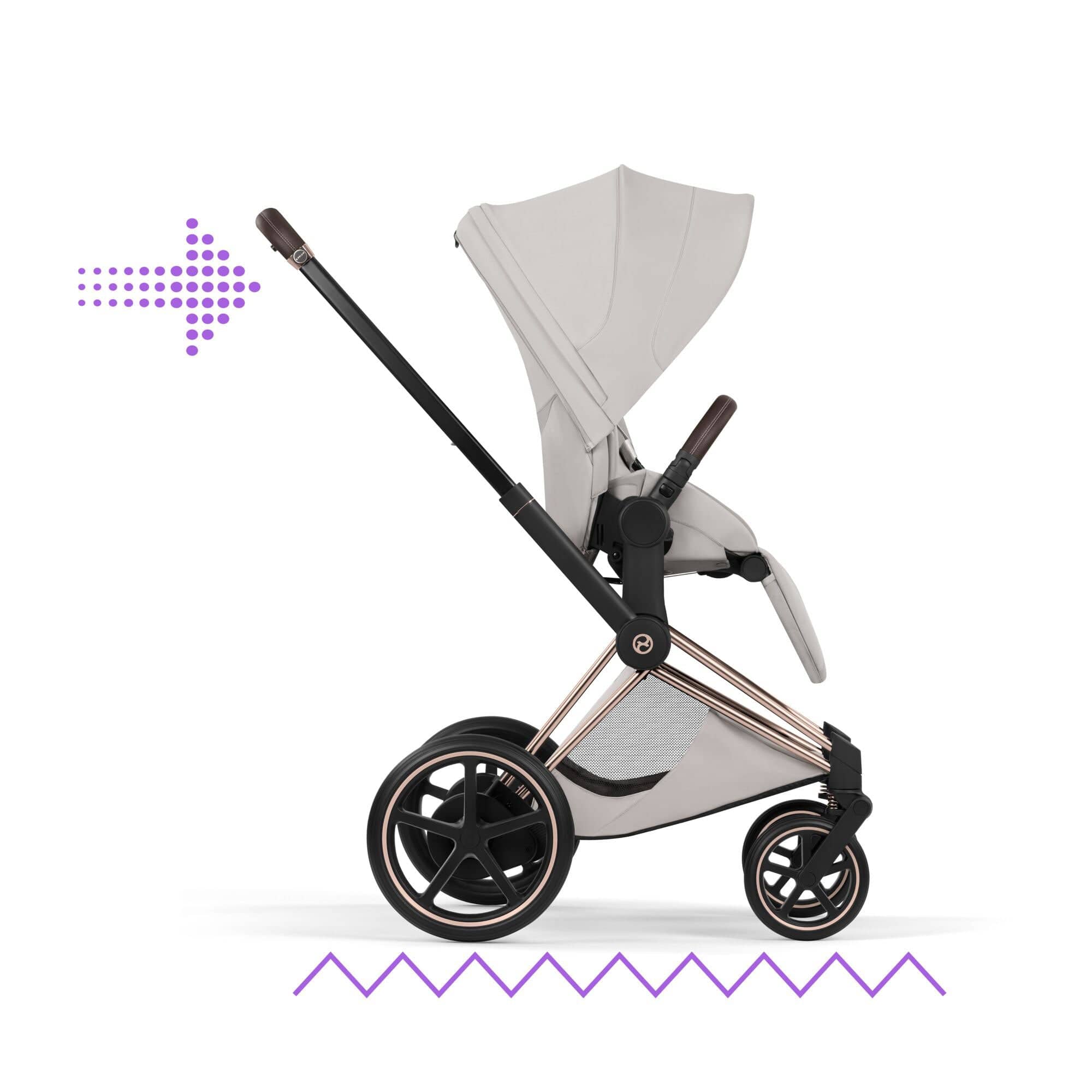 Cybex baby prams Cybex ePriam Pushchair Set - Style Collection - City Grey