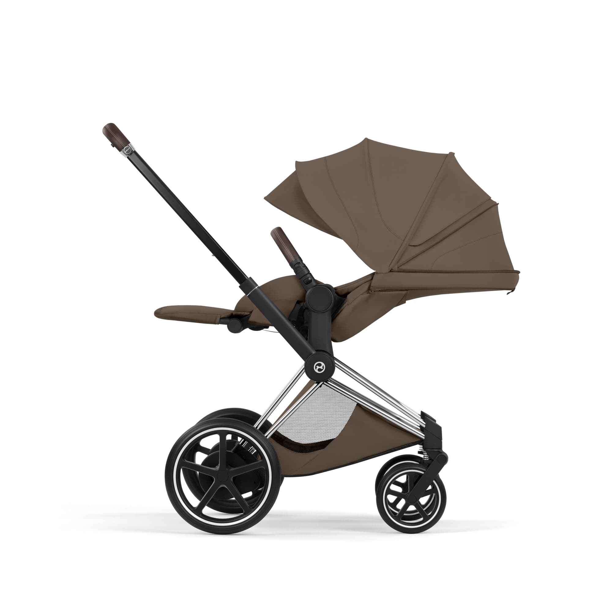 Cybex baby prams Cybex ePriam Pushchair Set - Style Collection - Coconut Brown