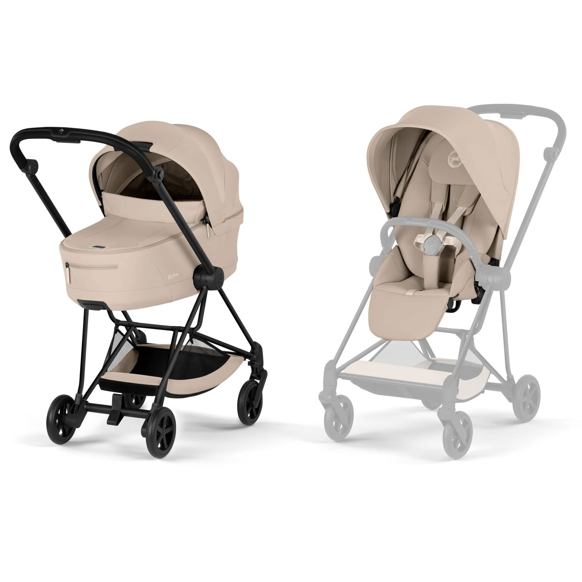 Cybex baby prams Cybex Mios Pushchair Set - Comfort Collection - Cozy Beige 526000109