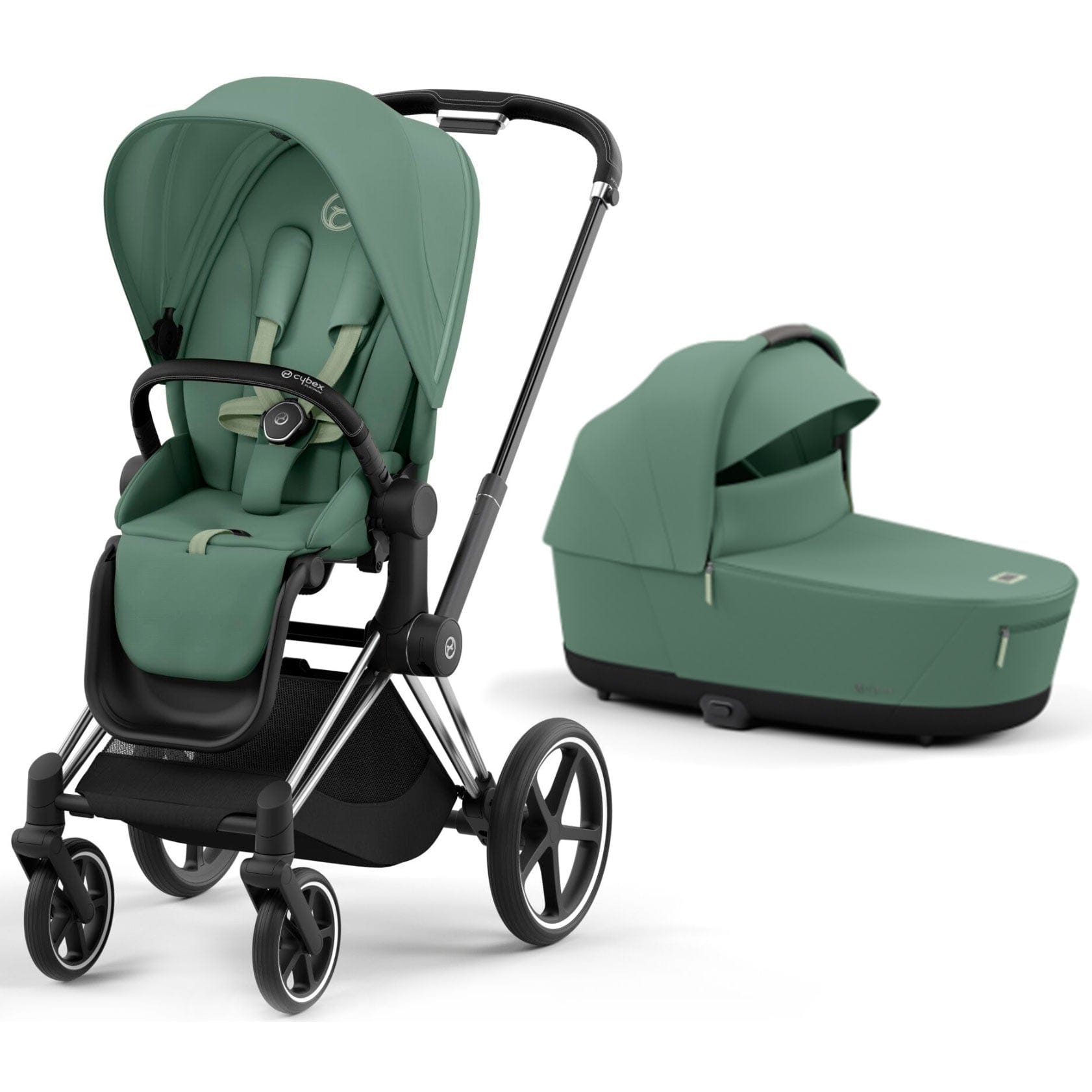 Cybex baby prams Cybex Priam & Lux Cot (2023) - Leaf Green