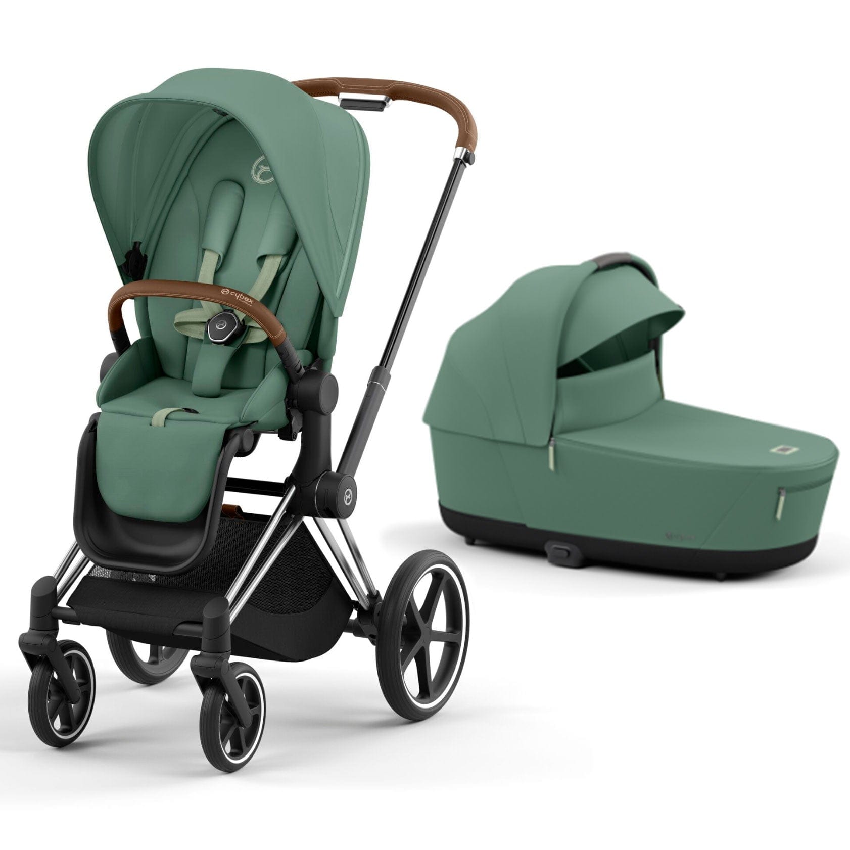 Cybex baby prams Cybex Priam & Lux Cot (2023) - Leaf Green