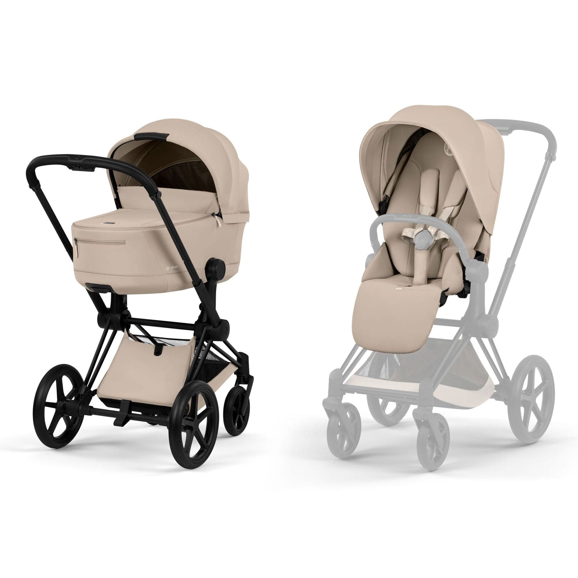 Cybex baby prams Cybex Priam Pushchair Set - Comfort Collection - Cozy Beige 526000021