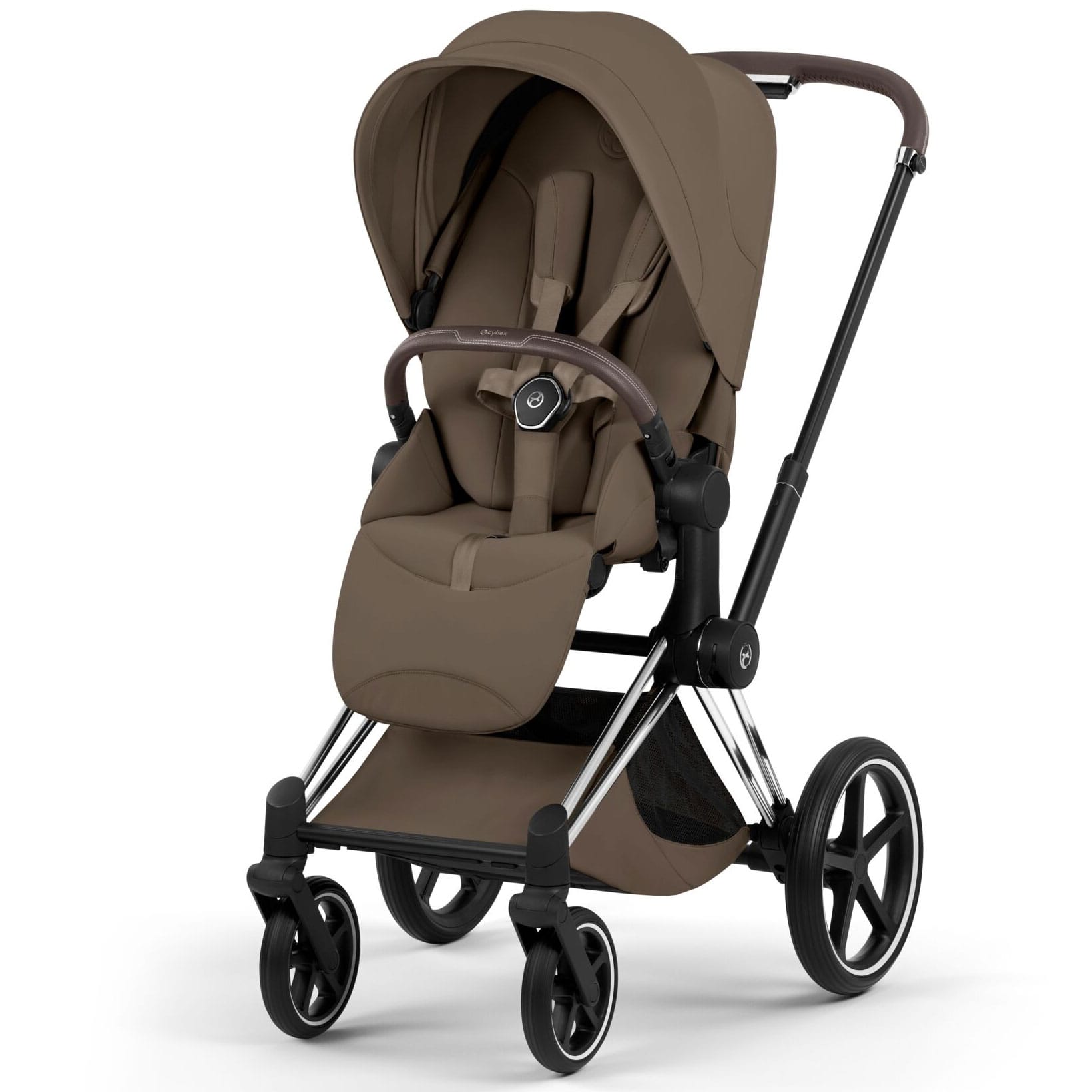 Cybex baby prams Cybex Priam Pushchair Set - Style Collection - Coconut Brown