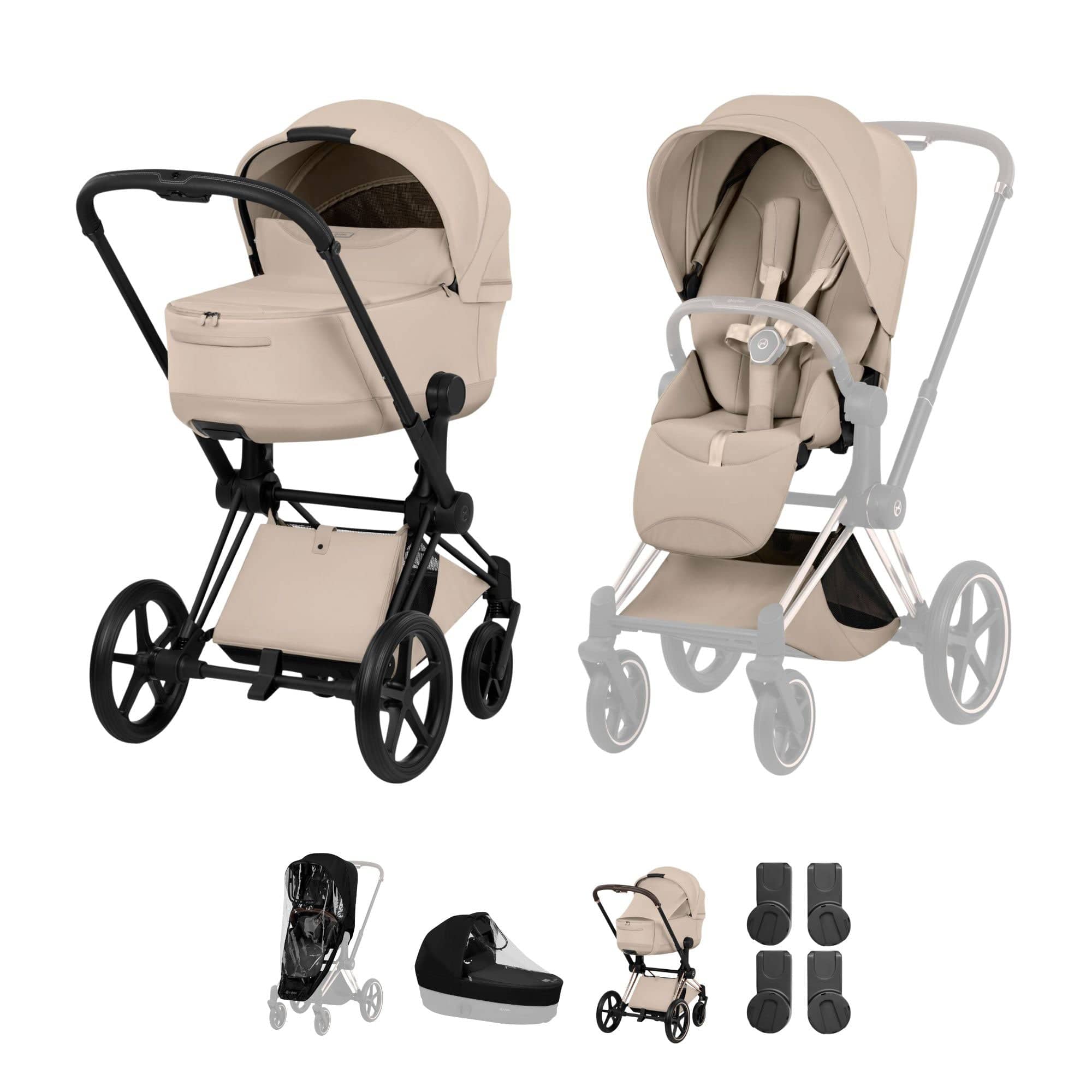 Cybex baby prams Cybex Priam Pushchair Set - Style Collection - Cozy Beige 21812-MB-COZ-BEI