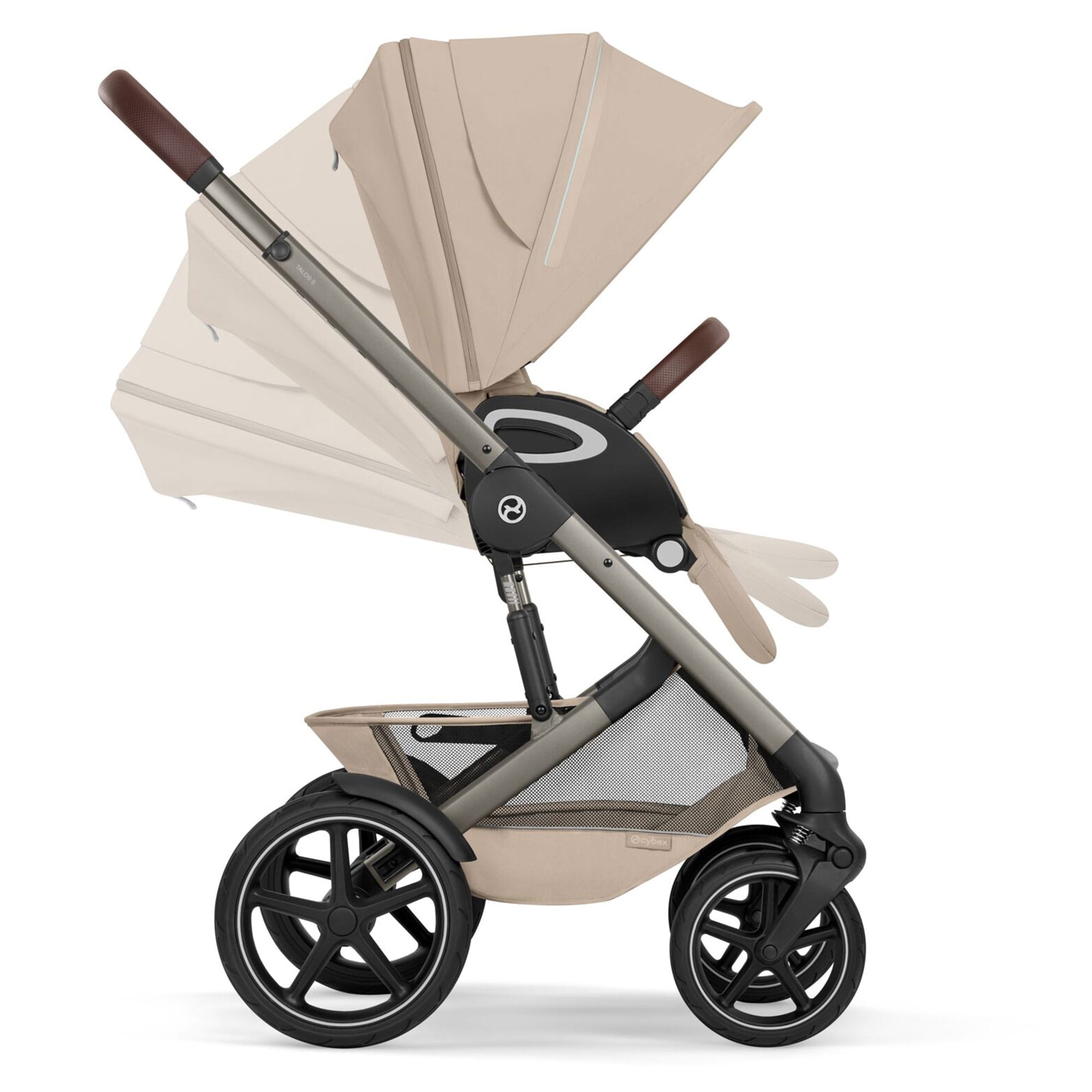 Cybex baby prams Cybex Talos Foldable Carrycot Accessory Bundle - Almond Beige
