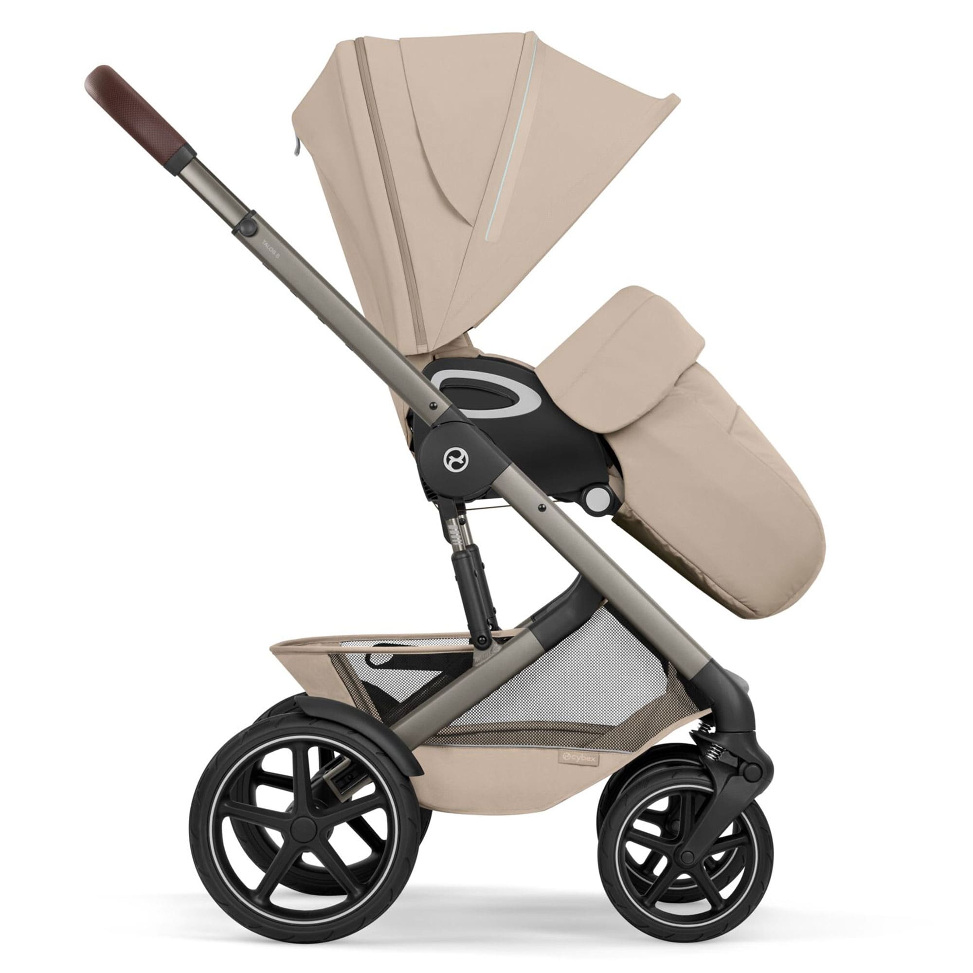 Cybex baby prams Cybex Talos Foldable Carrycot Accessory Bundle - Almond Beige
