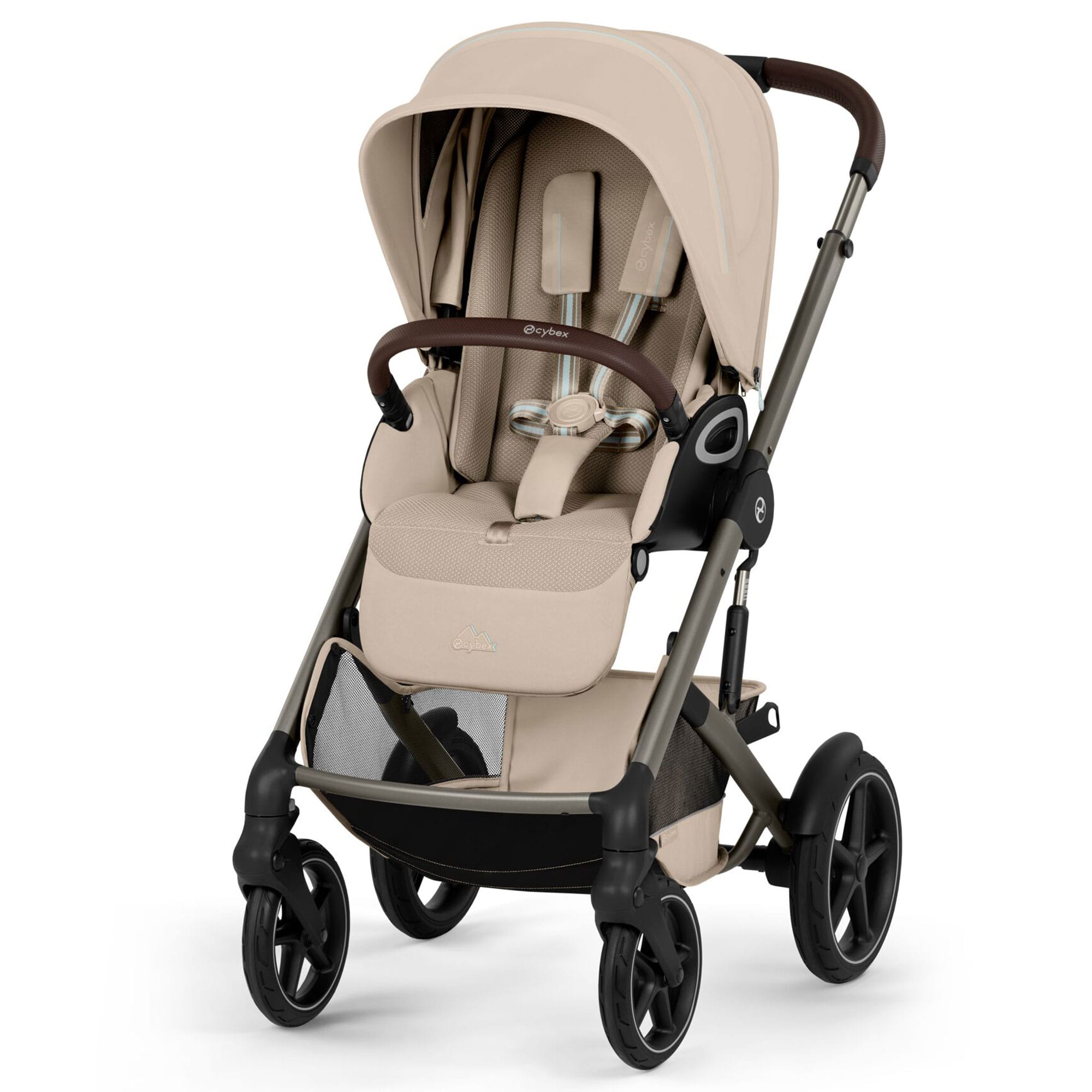 Cybex baby prams Cybex Talos Foldable Carrycot Accessory Bundle - Almond Beige