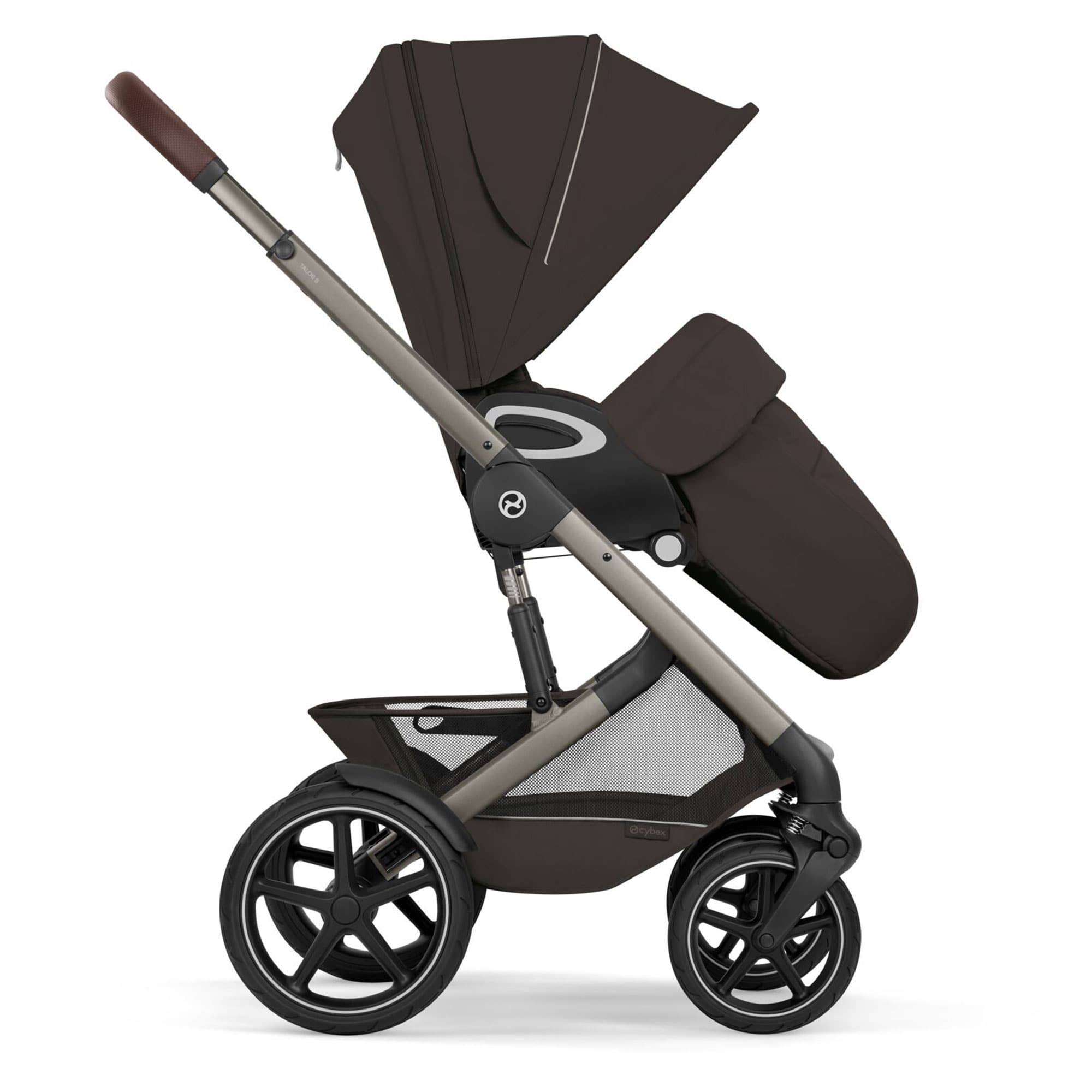 Cybex baby prams Cybex Talos Foldable Carrycot Accessory Bundle - Chocolate Brown TAL-ACC-BRN-1