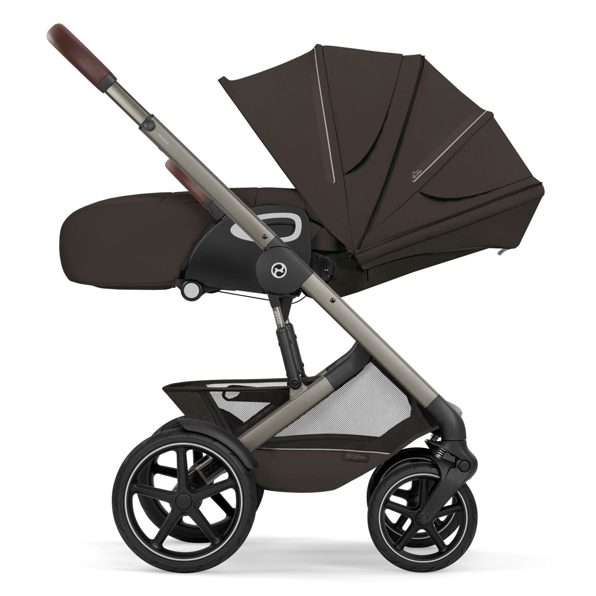 Cybex baby prams Cybex Talos Foldable Carrycot Accessory Bundle - Chocolate Brown TAL-ACC-BRN-1