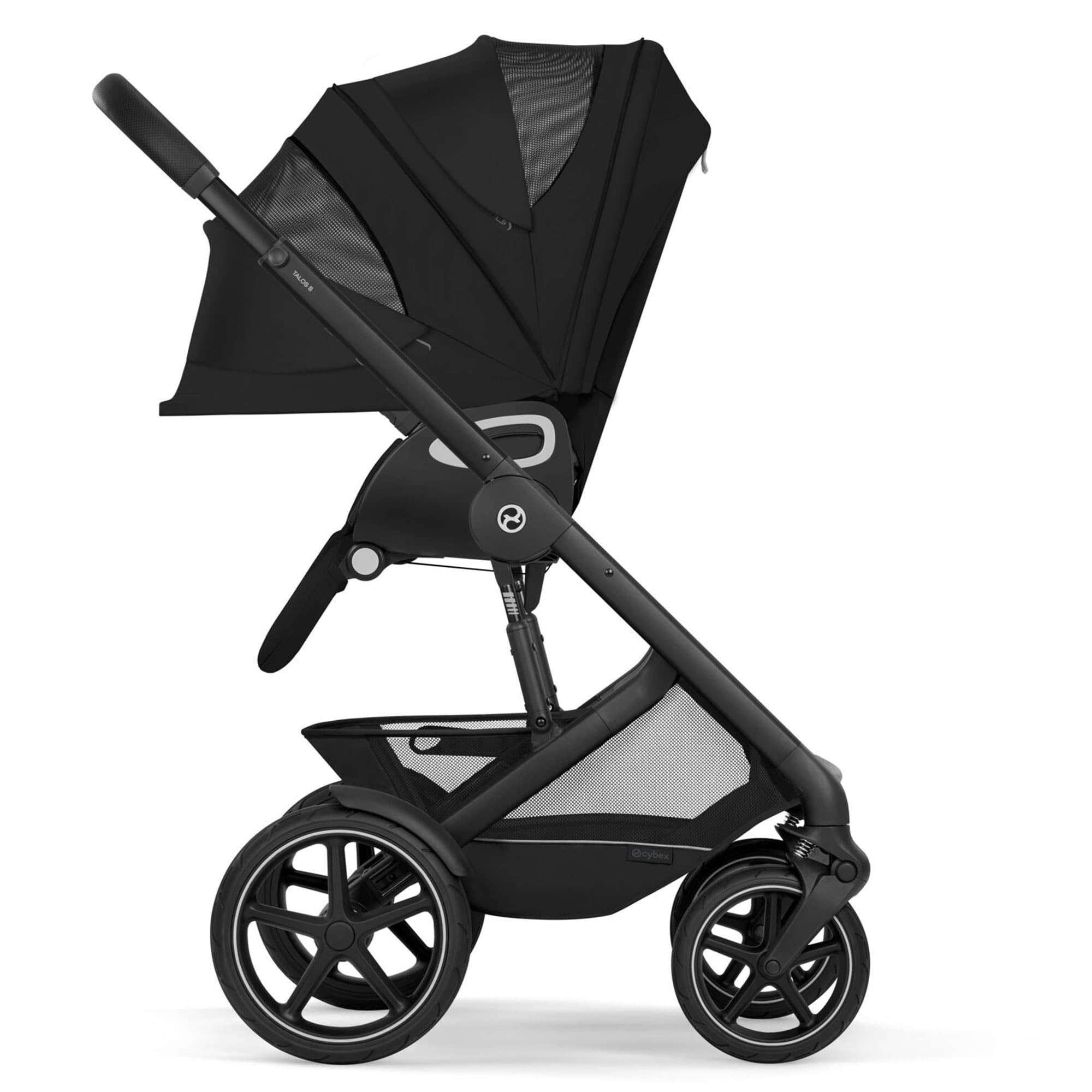 Cybex baby prams Cybex Talos Foldable Carrycot Accessory Bundle - Moon Black