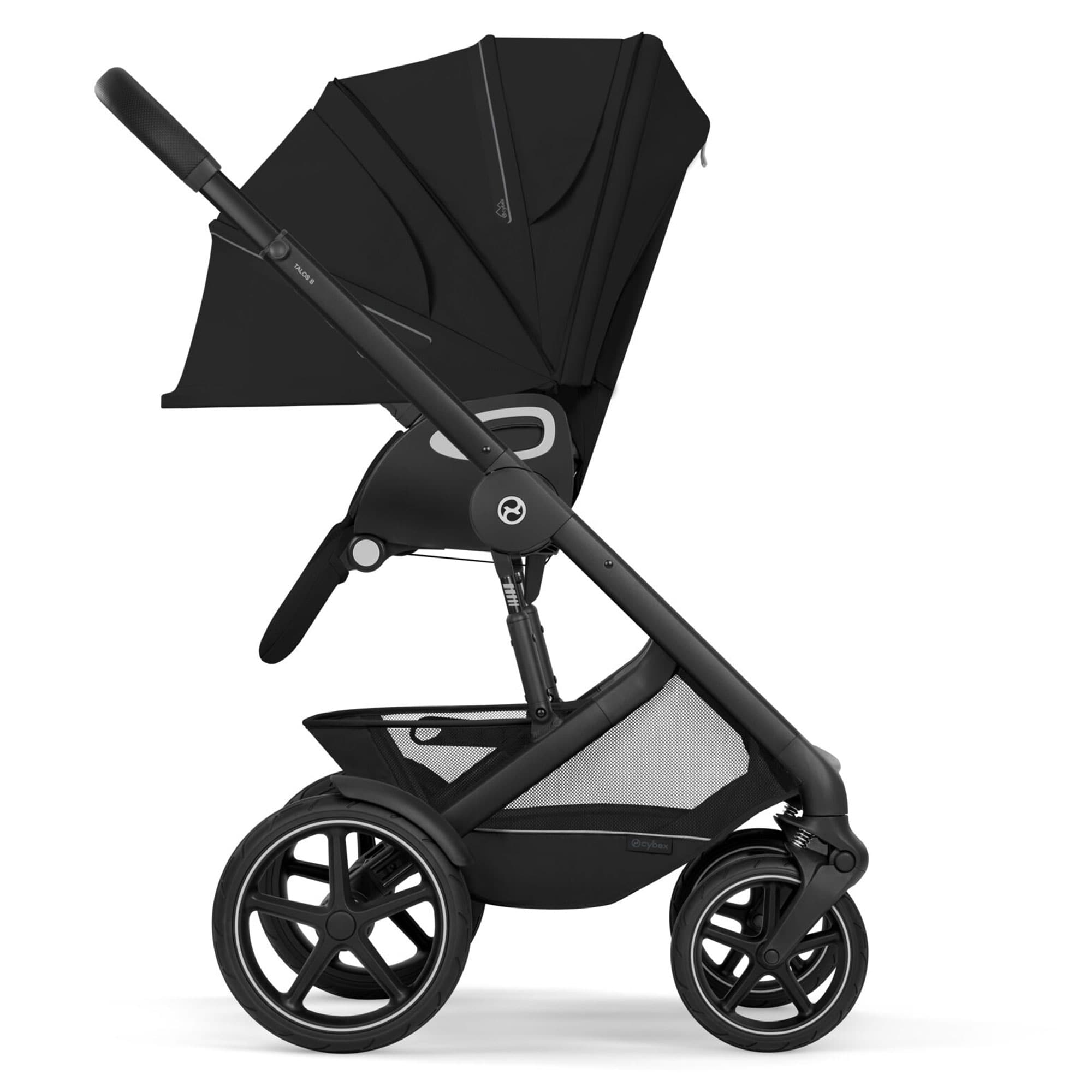 Cybex baby prams Cybex Talos Foldable Carrycot Accessory Bundle - Moon Black