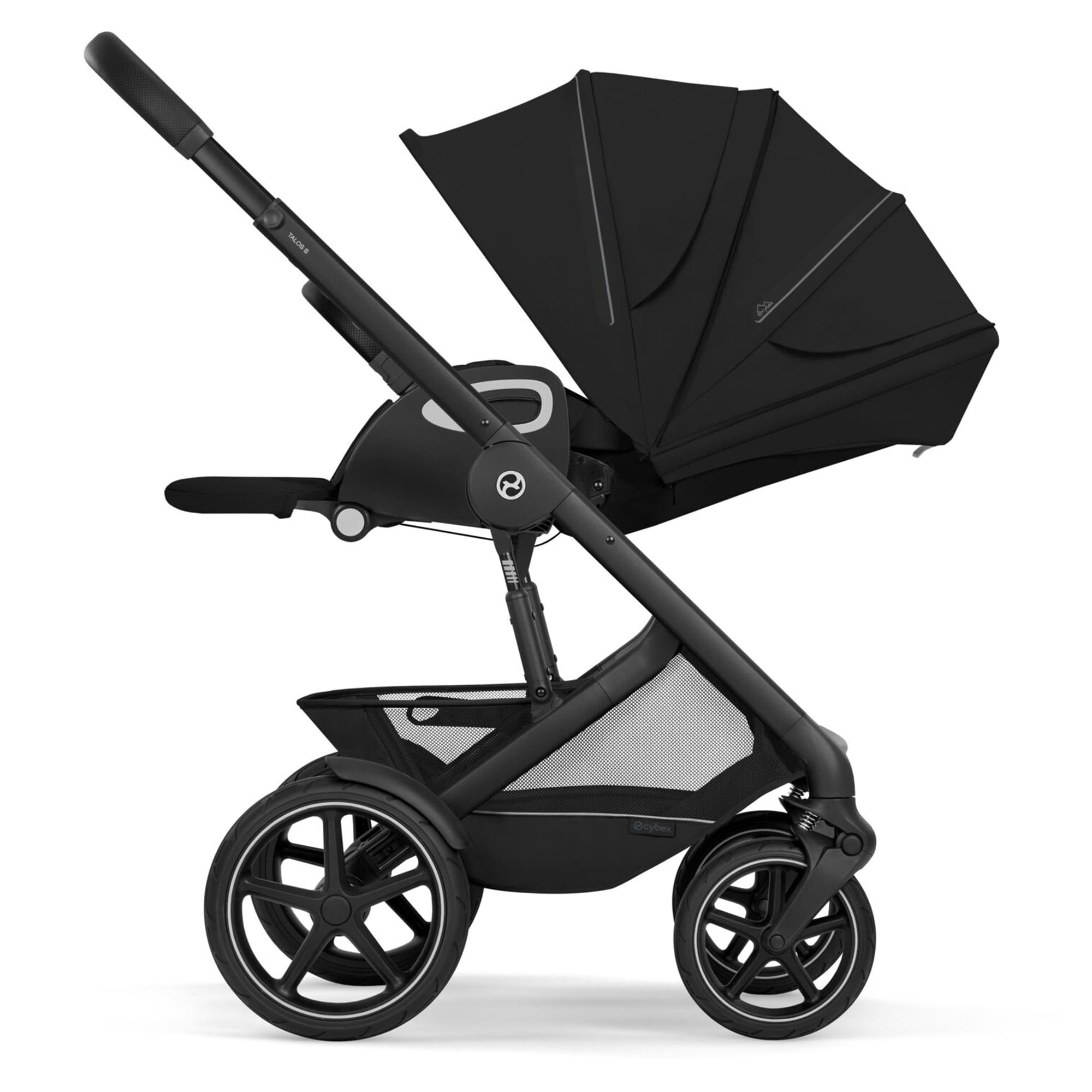 Cybex baby prams Cybex Talos Foldable Carrycot Accessory Bundle - Moon Black