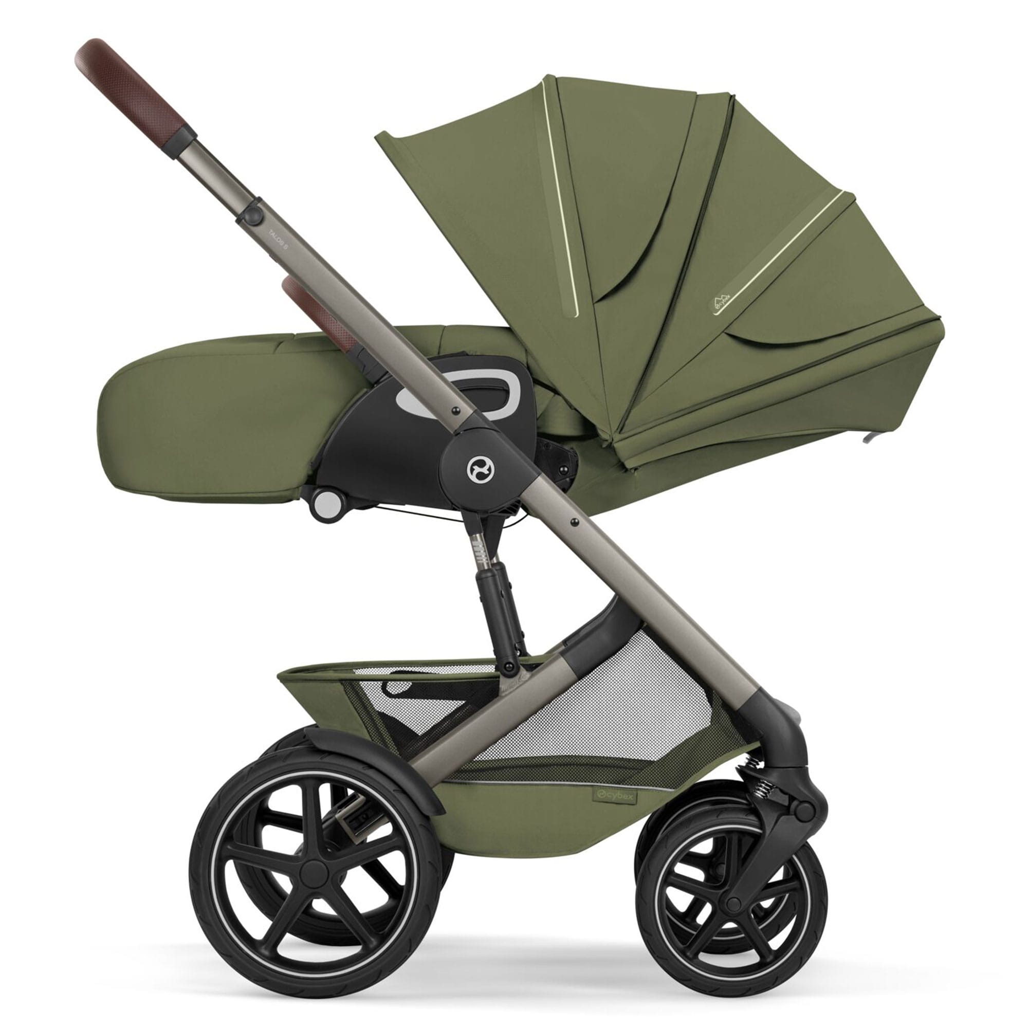 Cybex baby prams Cybex Talos Foldable Carrycot Accessory Bundle - Moss Green TAL-ACC-GRN-1