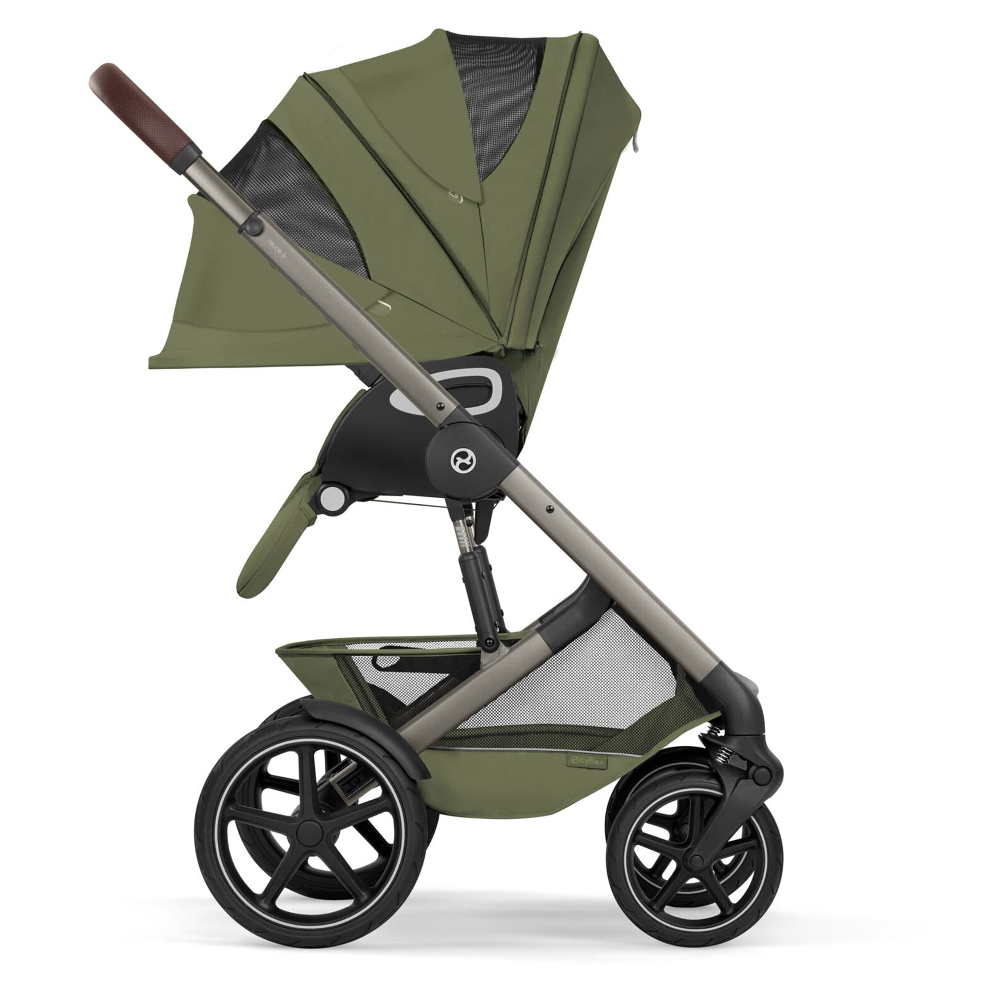 Cybex baby prams Cybex Talos Foldable Carrycot Accessory Bundle - Moss Green TAL-ACC-GRN-1