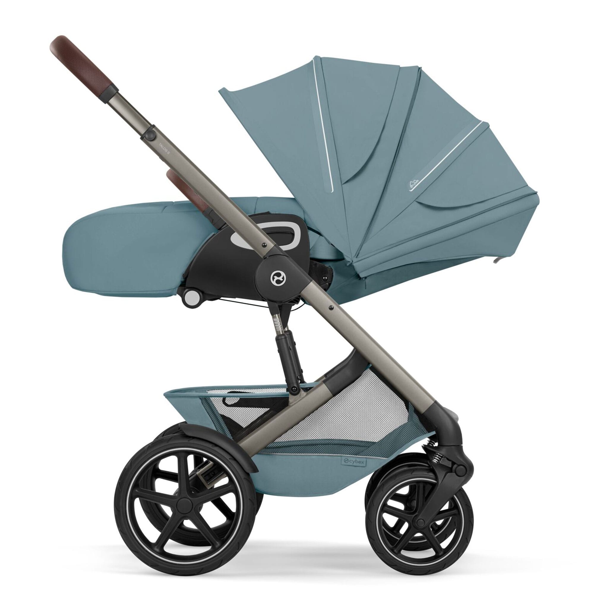 Cybex baby prams Cybex Talos Foldable Carrycot Accessory Bundle - Stormy Blue TAL-ACC-BLU-1