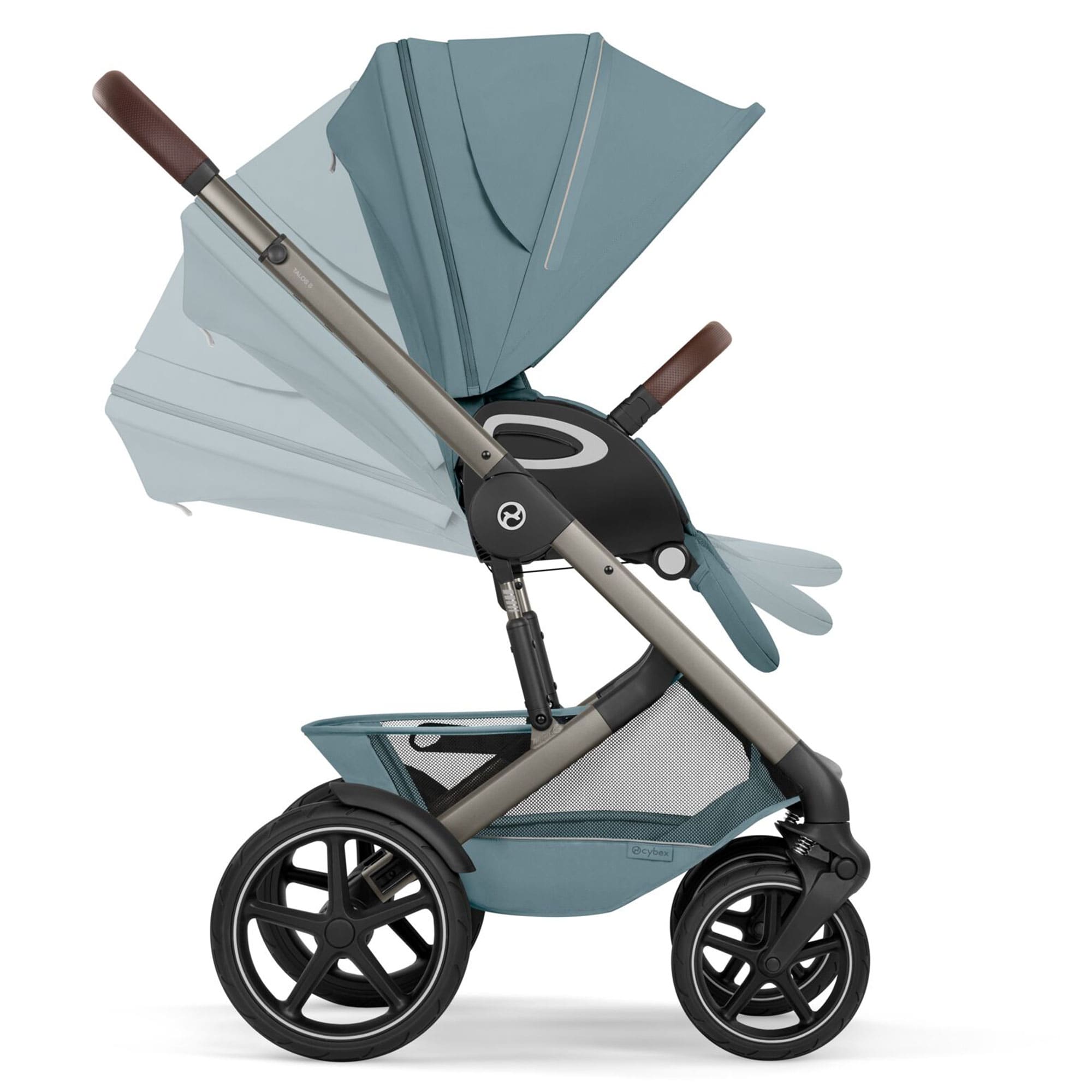 Cybex baby prams Cybex Talos Foldable Carrycot Accessory Bundle - Stormy Blue TAL-ACC-BLU-1