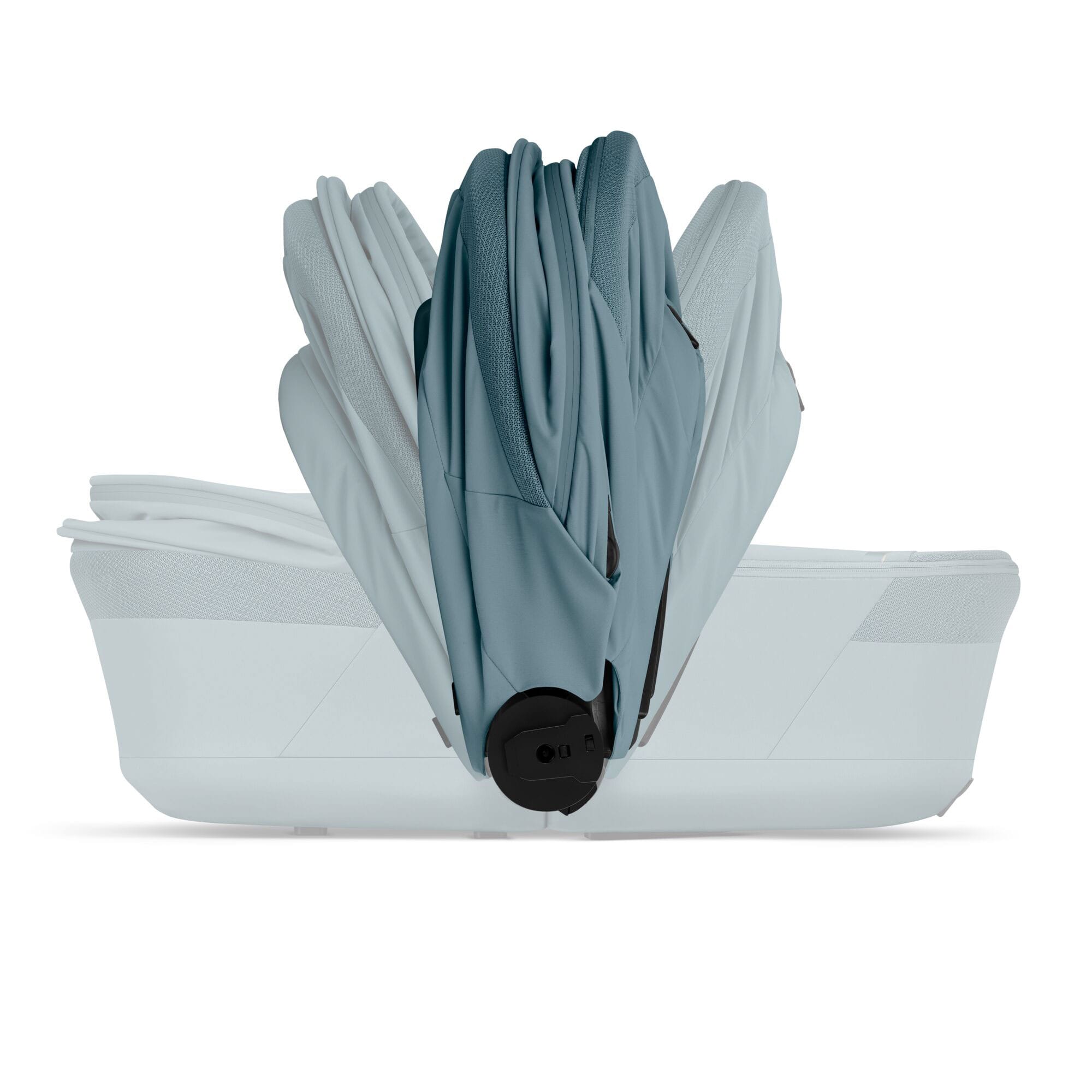 Cybex baby prams Cybex Talos Foldable Carrycot Accessory Bundle - Stormy Blue TAL-ACC-BLU-1