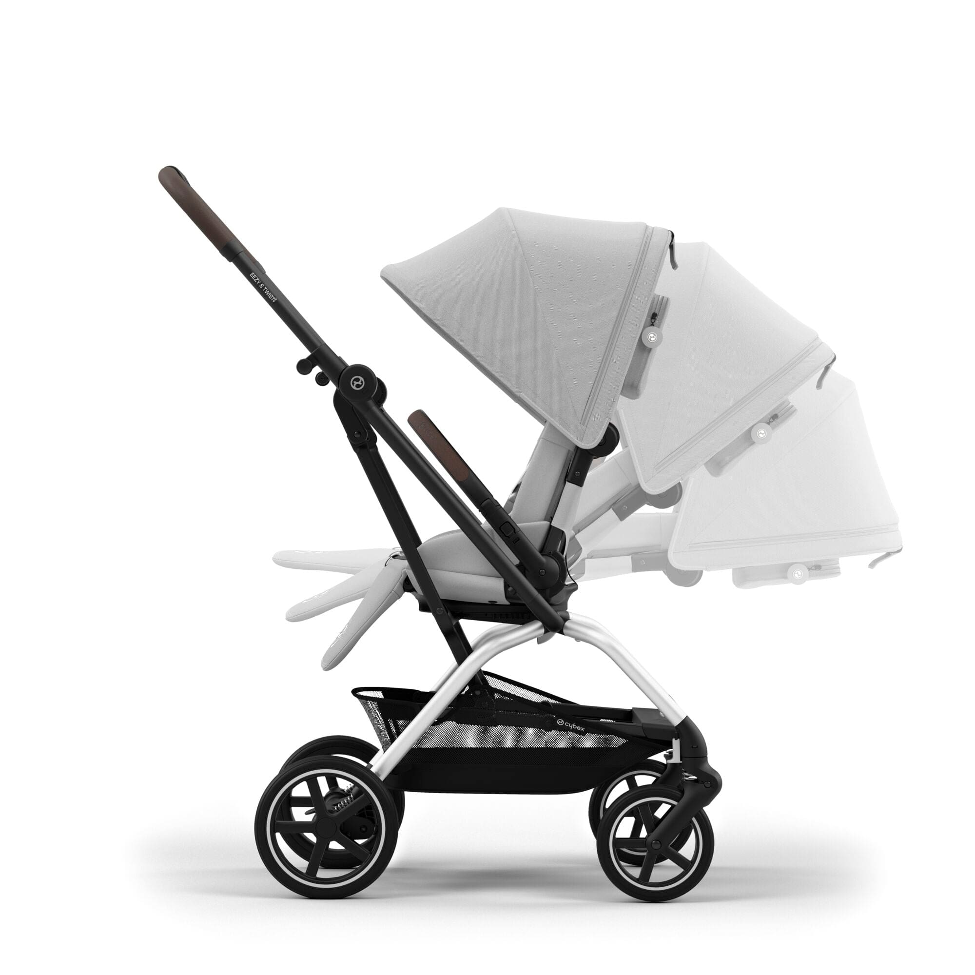 Cybex baby pushchairs Cybex Eezy S Twist+ 2 - Fog Grey | light grey 524000099