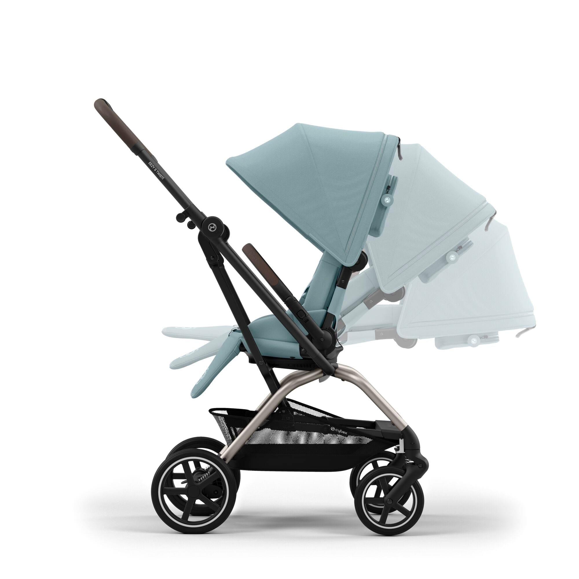 Cybex baby pushchairs Cybex Eezy S Twist+ 2 - Stormy Blue | light blue 524000115