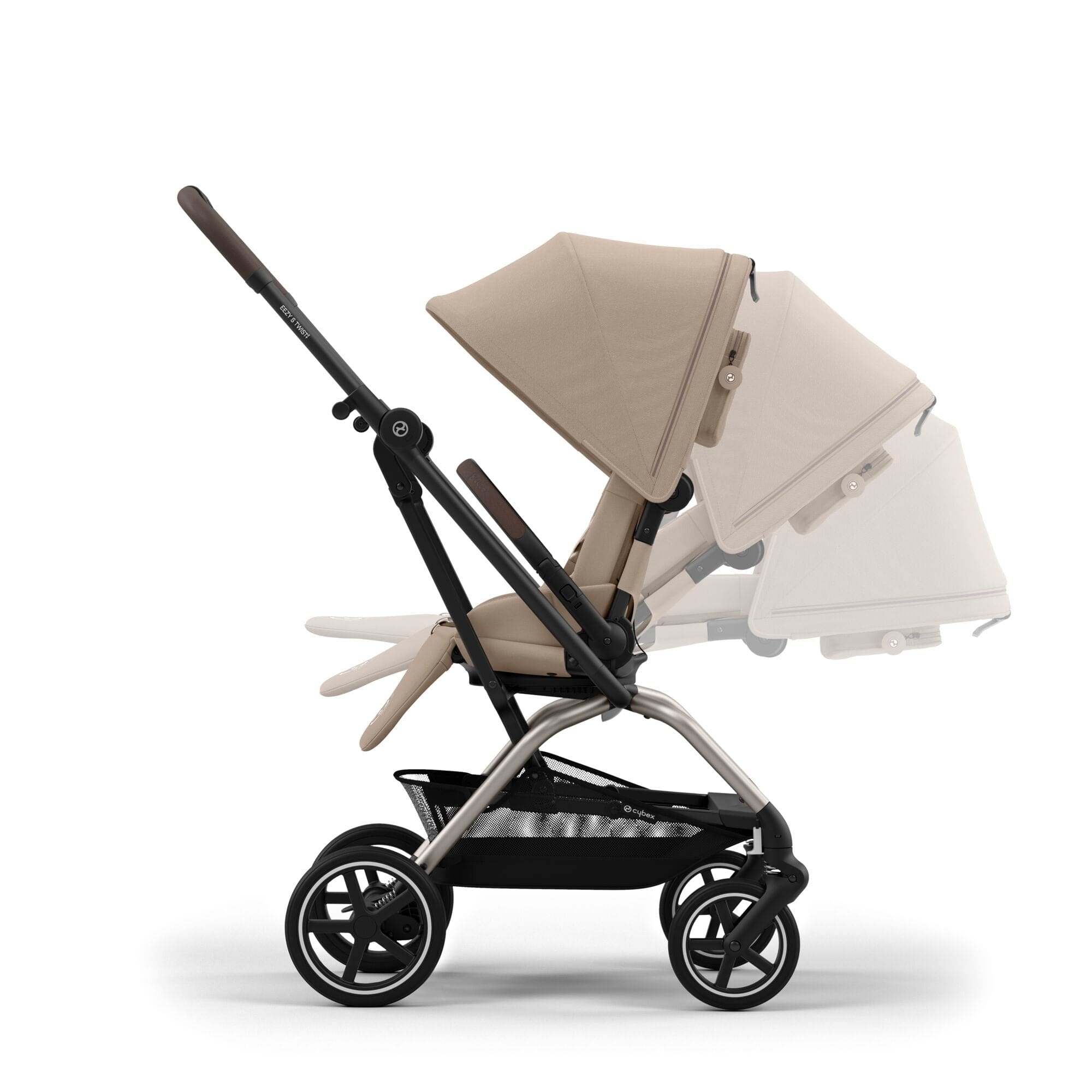 Cybex baby pushchairs Cybex Eezy S Twist+ 2 - Almond Beige | beige 524000131